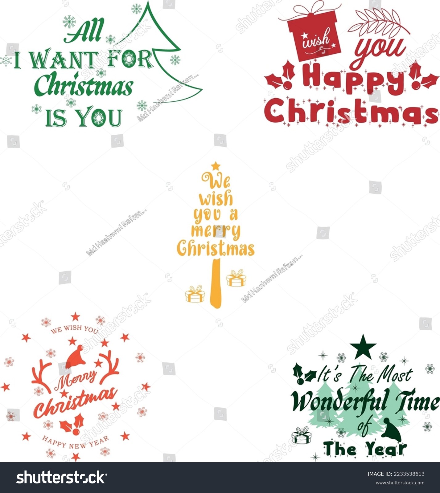 SVG of Christmas ornament SVG bundle hand-lettered Christmas SVG Christmas cut file Christmas scene SVG  svg