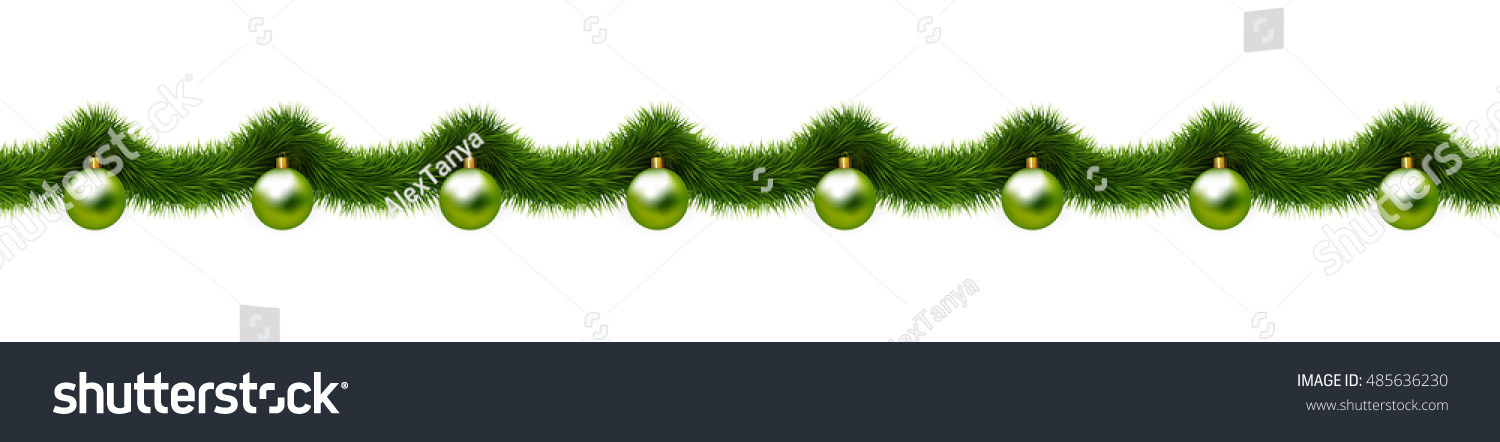 christmas ornaments border