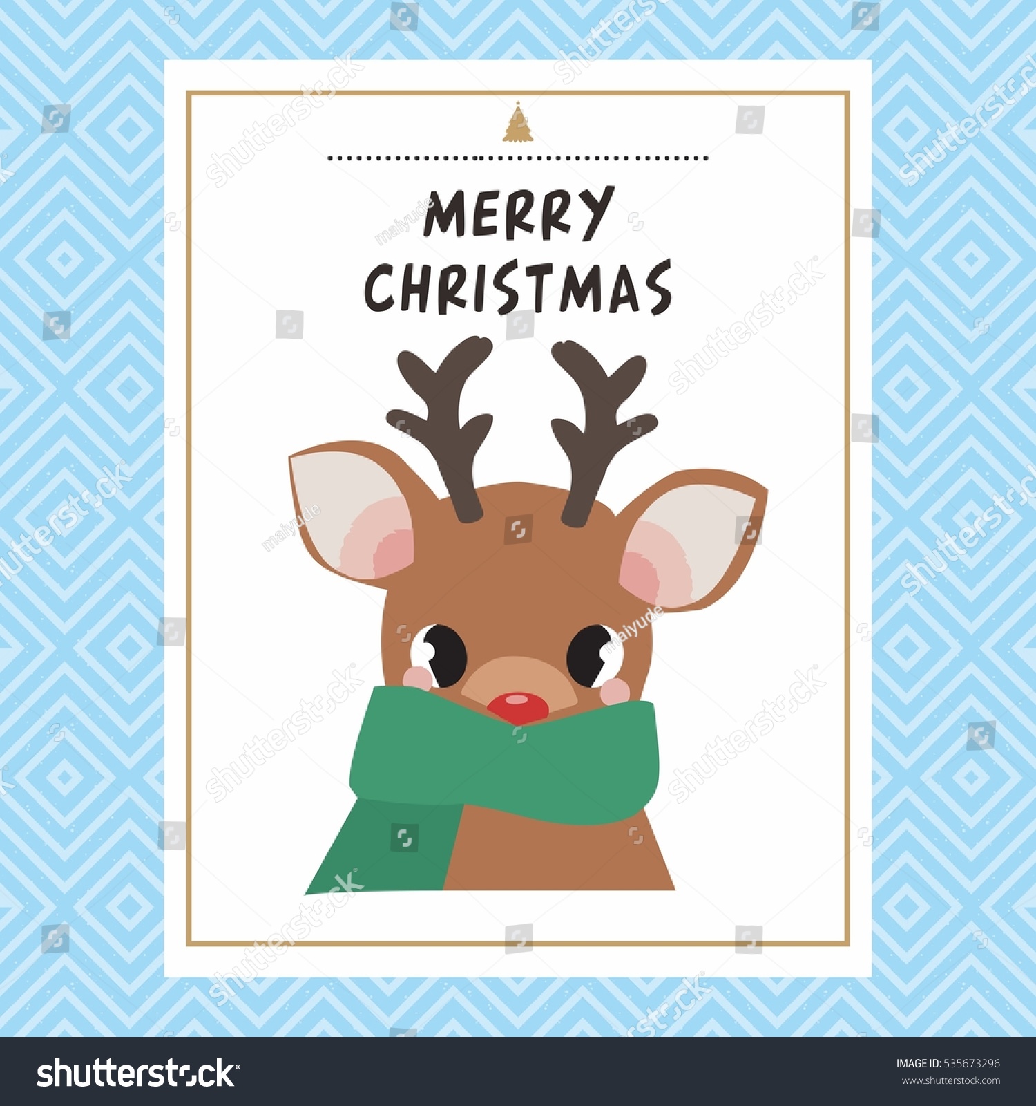 christmas-reindeer-christmas-card-template-stock-vector-royalty-free