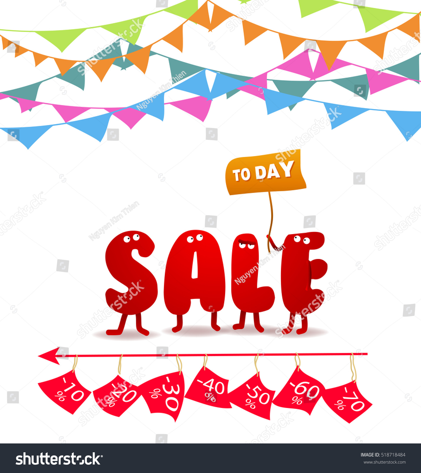 Christmas Sale Stock Vector 518718484 - Shutterstock