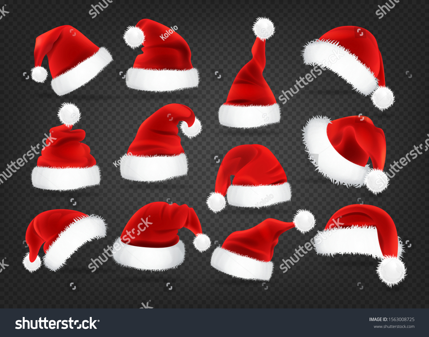 11430 Santas Hat Stock Vectors Images And Vector Art Shutterstock