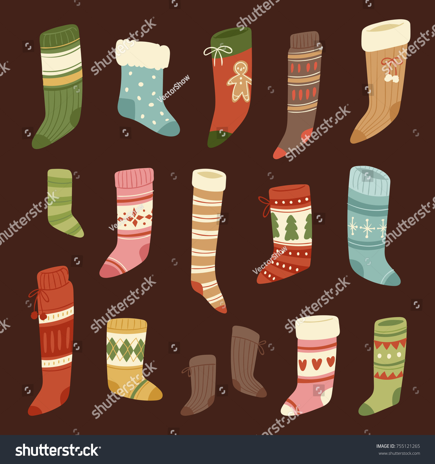 New Years socks for gifts with own hands New Years socks for gifts with own hands