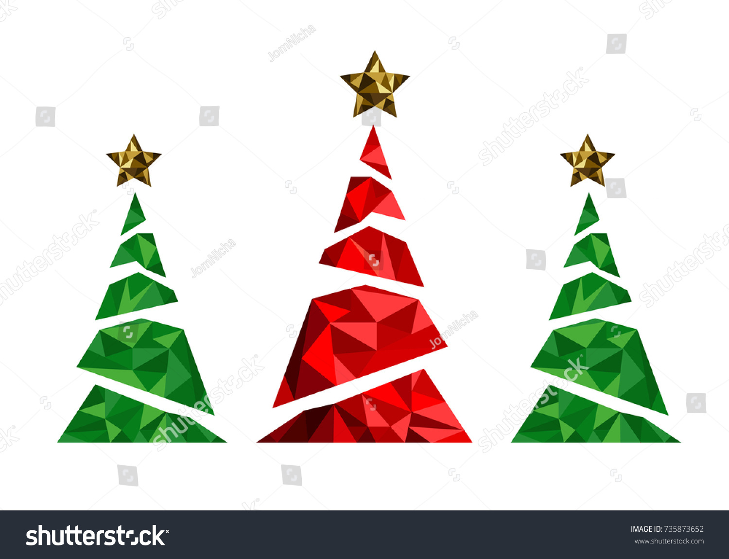 Christmas Tree Gifts Cartoon Vector Illustration Stock 