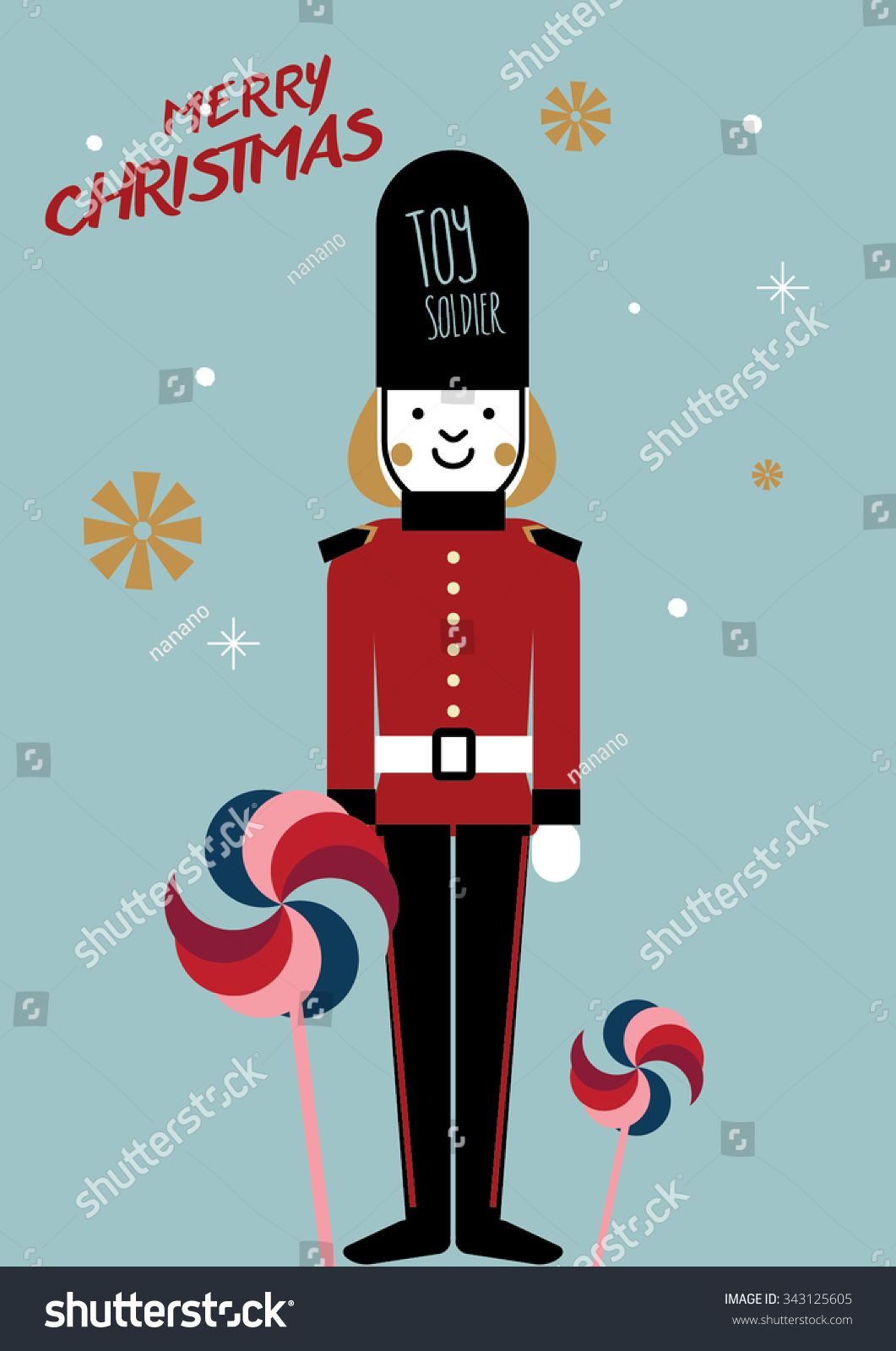 Download Christmas Vintage Toy Soldier Illustration Toy Stock ...