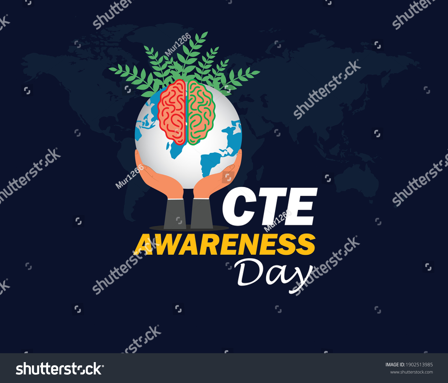 SVG of Chronic traumatic encephalopathy (CTE) awareness day. January 30. concept for banner or poster design. Vector illustration. svg