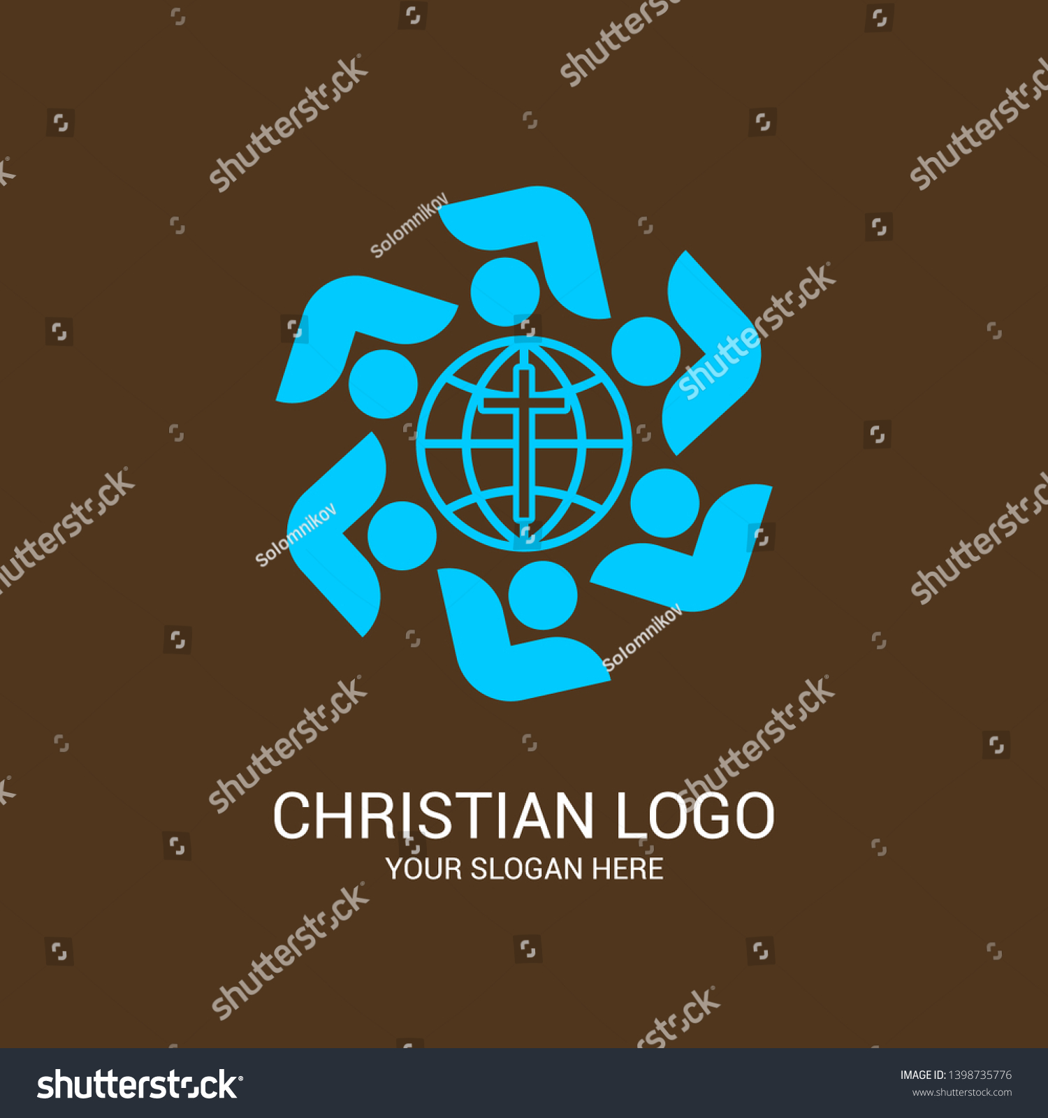 Church Logo Biblical Symbols Unity Believers Stock Vector Royalty Free 1398735776 Shutterstock 1458