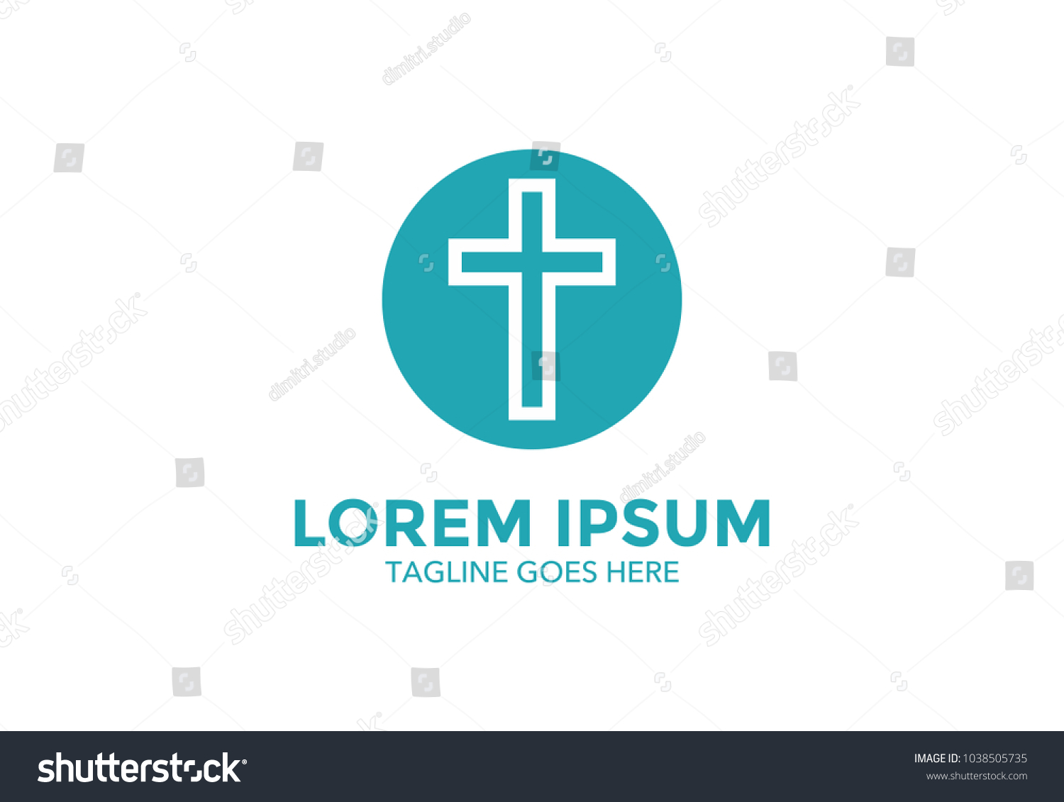 Church Logo Minimalist Vector Illustration Icon Stock Vector (Royalty ...