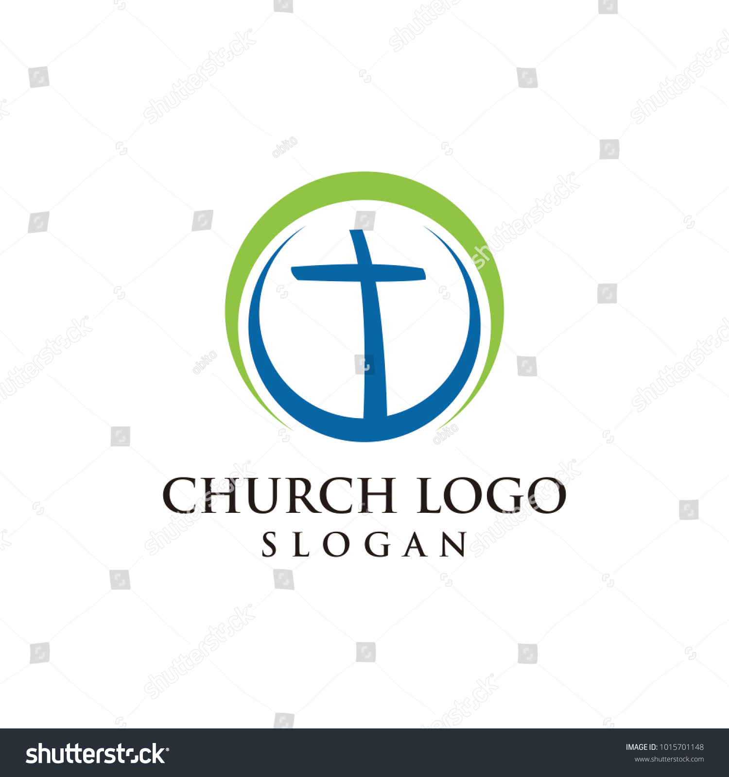 Church Logo Modern Vector Graphic Abstract Stock Vector (Royalty Free ...