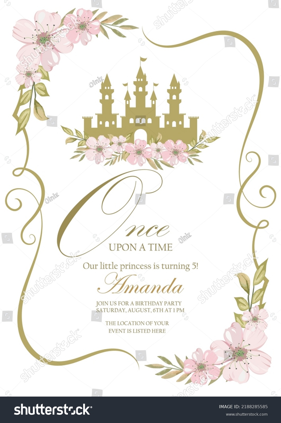 SVG of cinderella invitation. Invitation to the princess's birthday party. Template for baby shower invitation. It is a girl svg