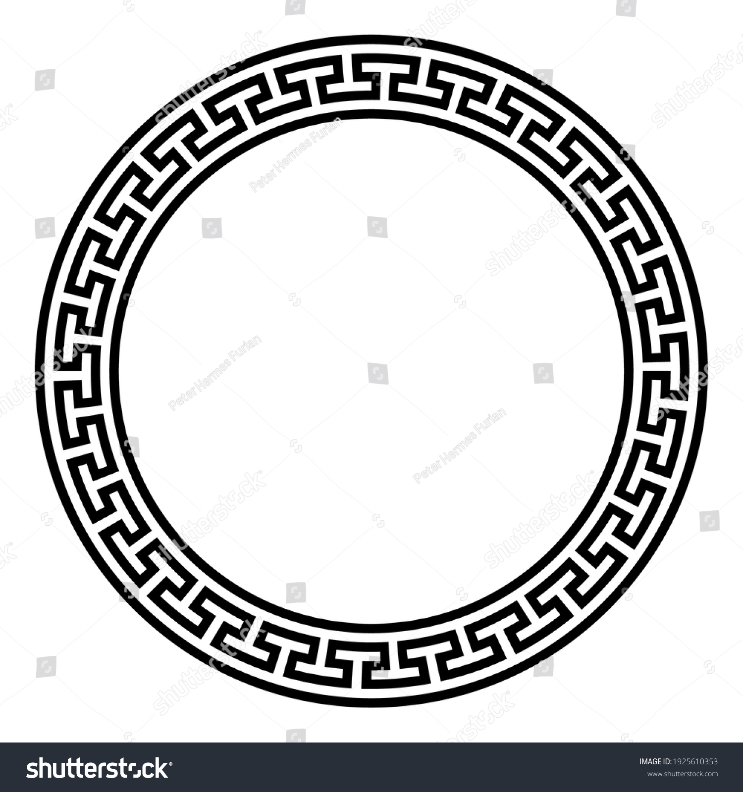 2,076 Greek key circle Images, Stock Photos & Vectors | Shutterstock