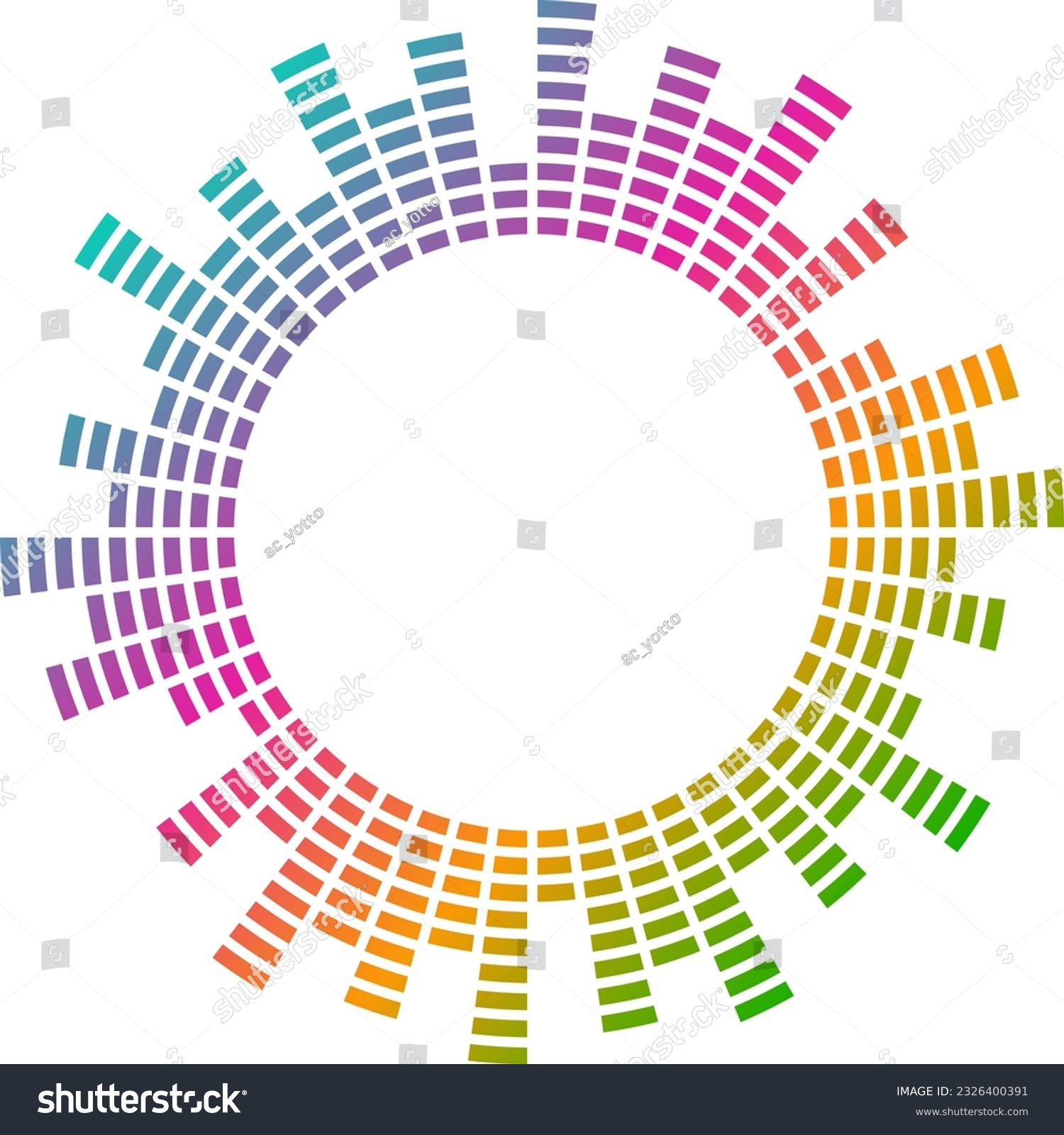 colorful sound wave graphic on white background clip art preview