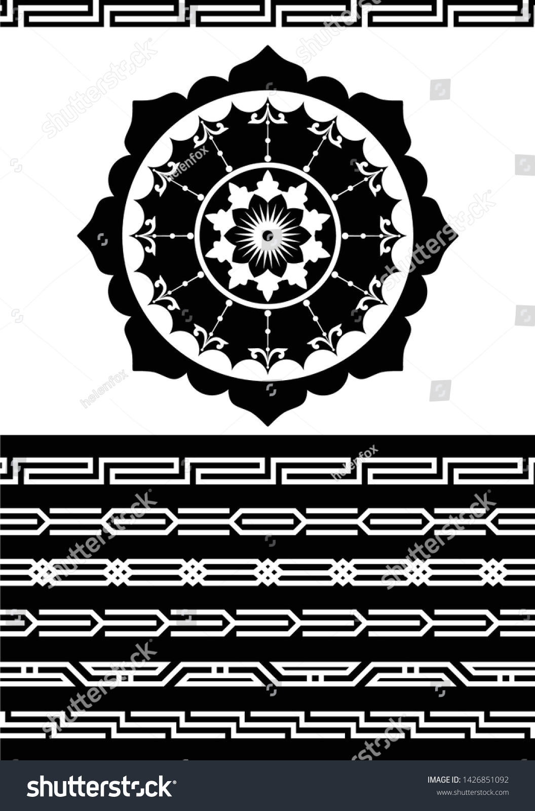 Circle Ornamental Islamic Geometric Pattern Borders Stock Vector Royalty Free 1426851092,Bed Room Furniture Design 2020