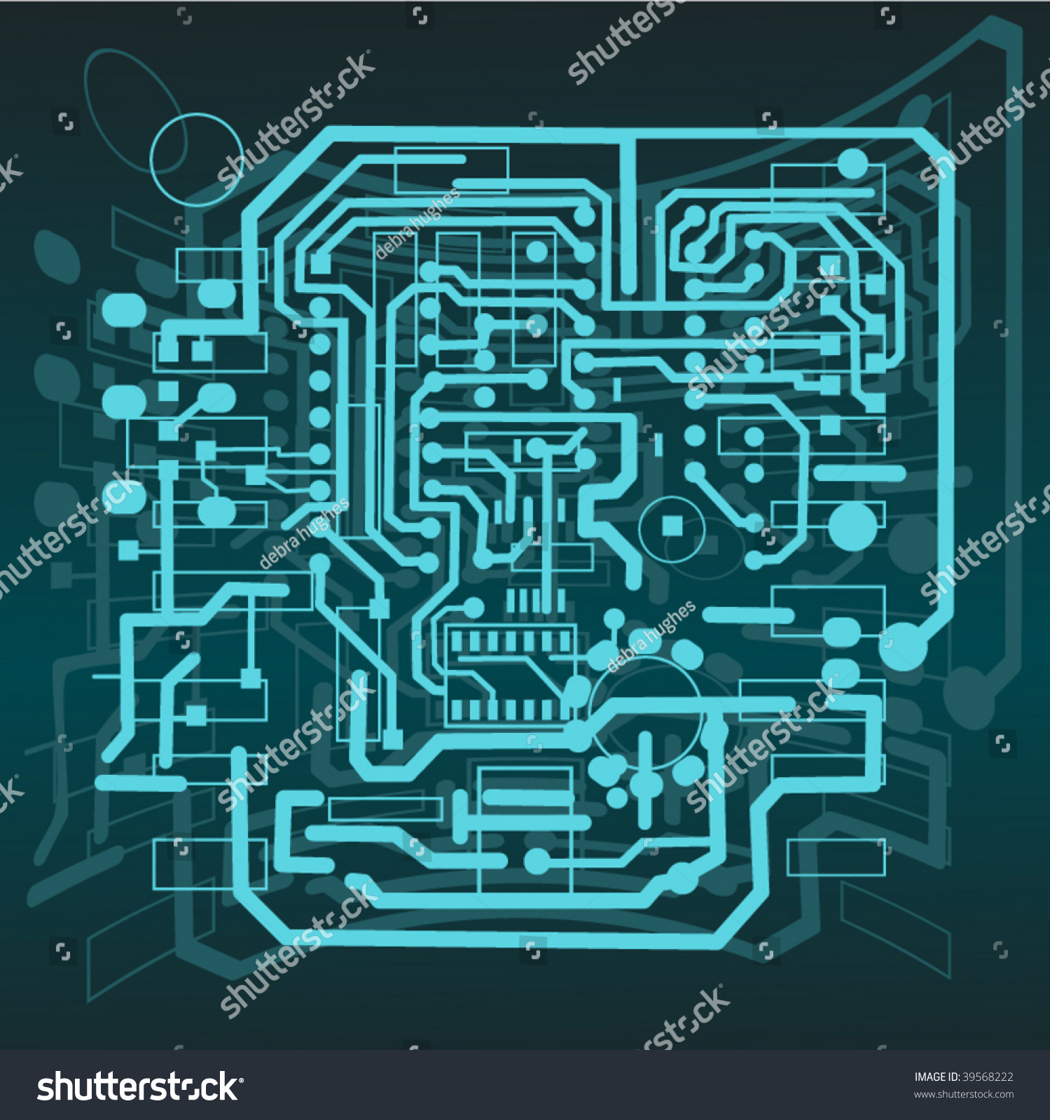 SVG of circuit board svg