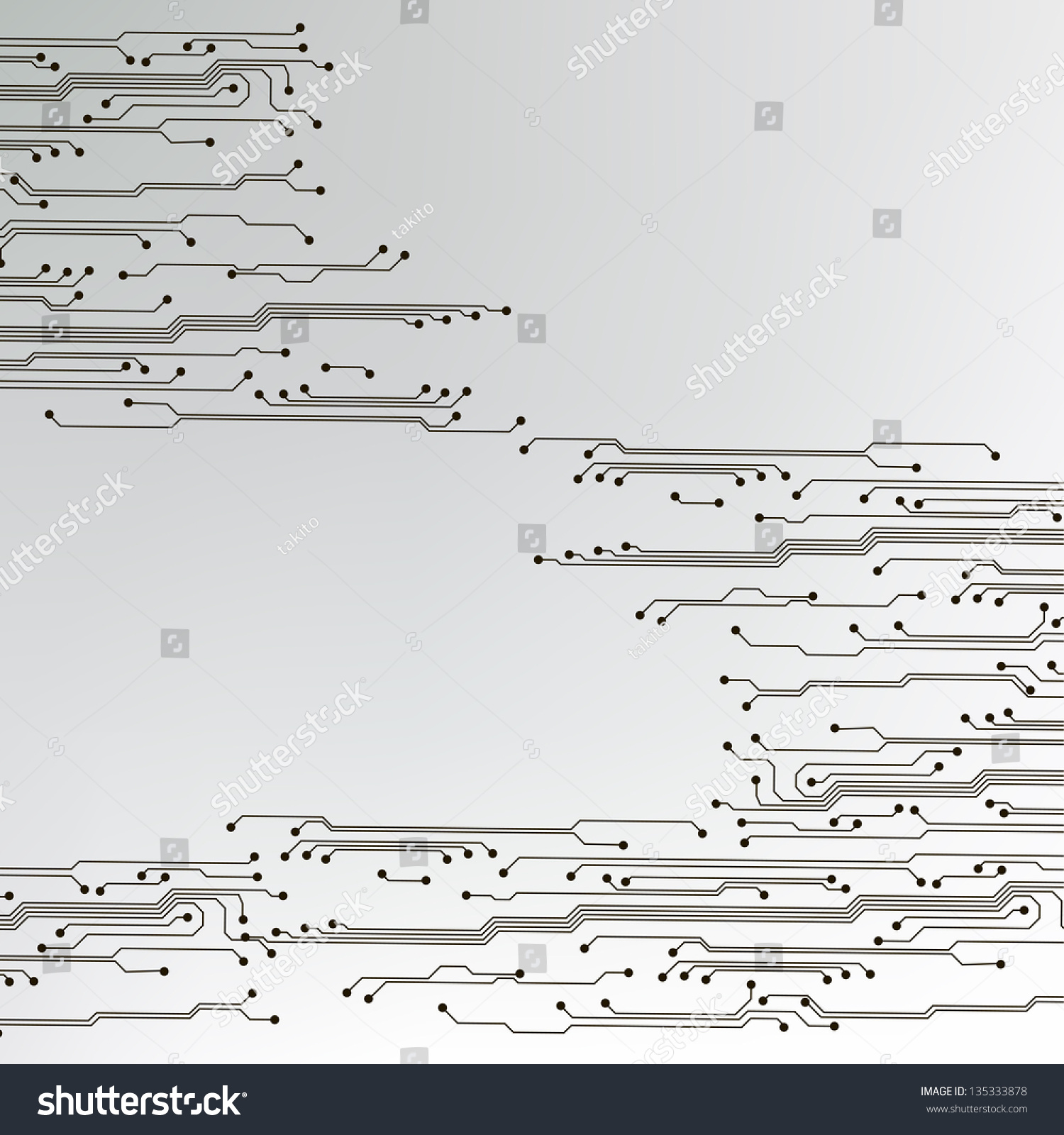 Circuit Board Background Eps10 Vector Illustration Stock Vector