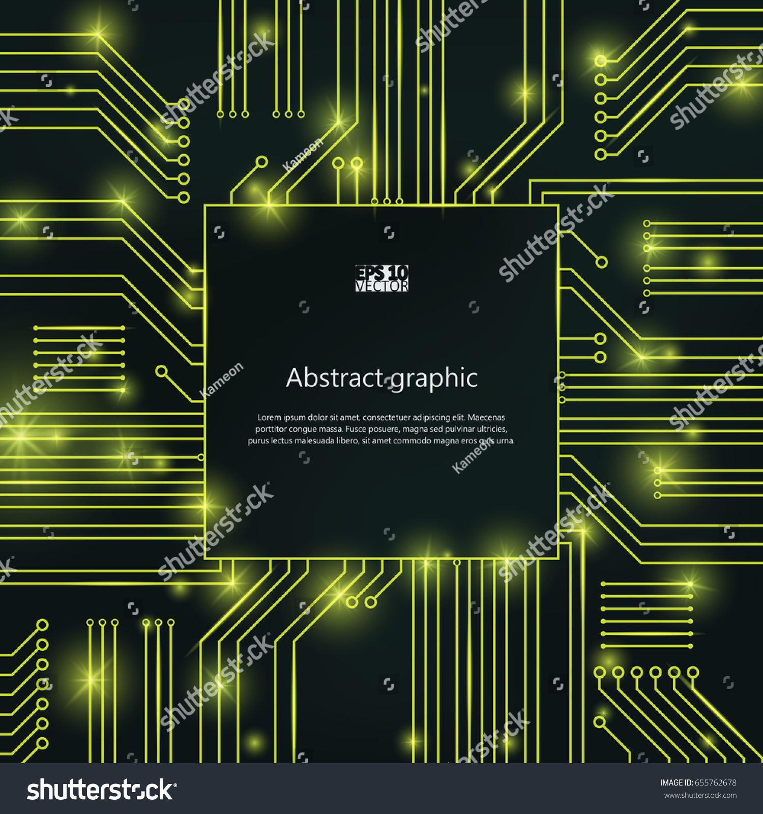 Circuit Board Vector Background Eps10 Vector Stock Vector Royalty Free