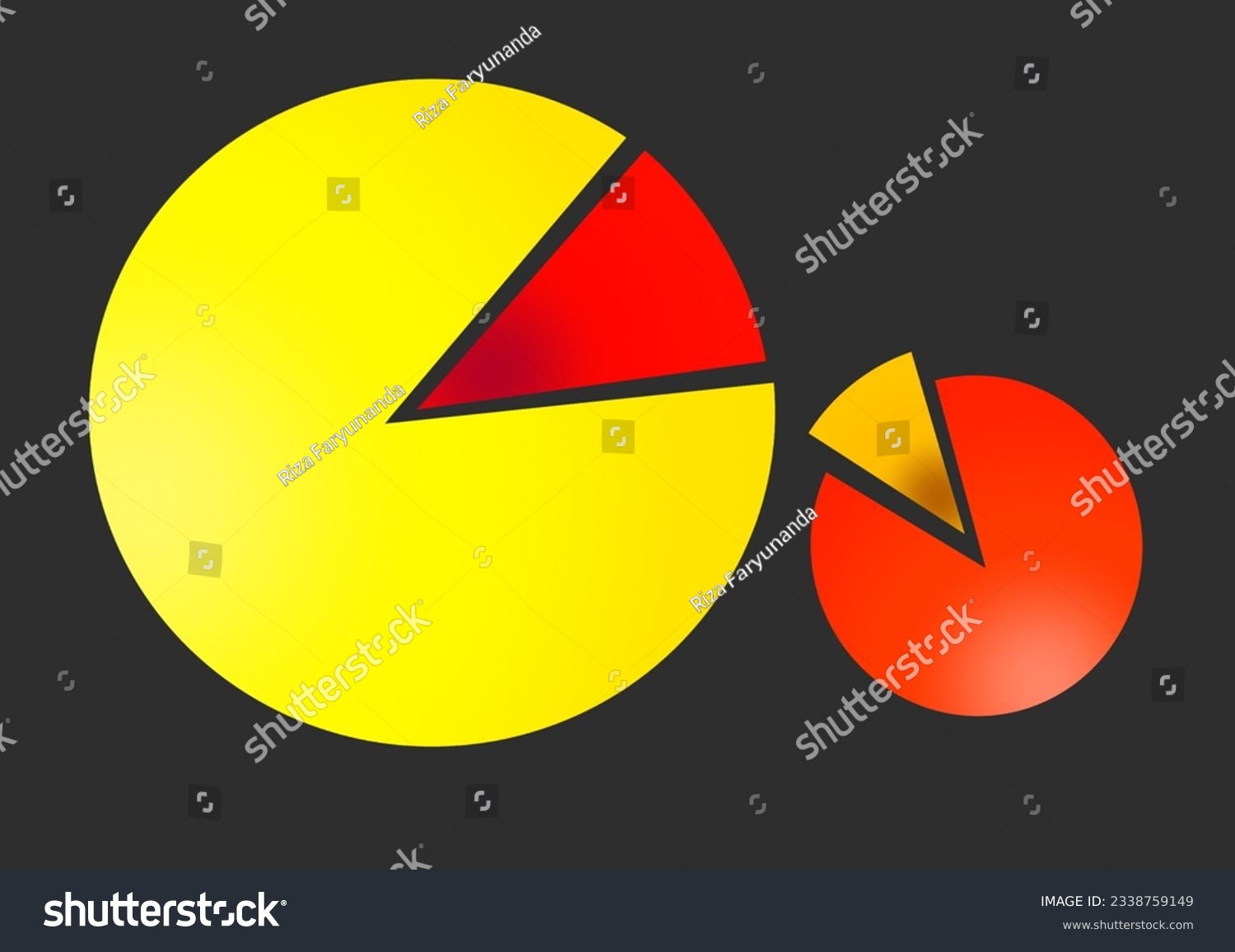 SVG of circular chart cropped on a dark background svg