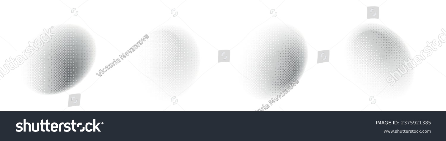 SVG of Circular grain texture with distressed dots and gradient effects. noise and brush gradation elements. Flat vector illustration isolated on white background. svg