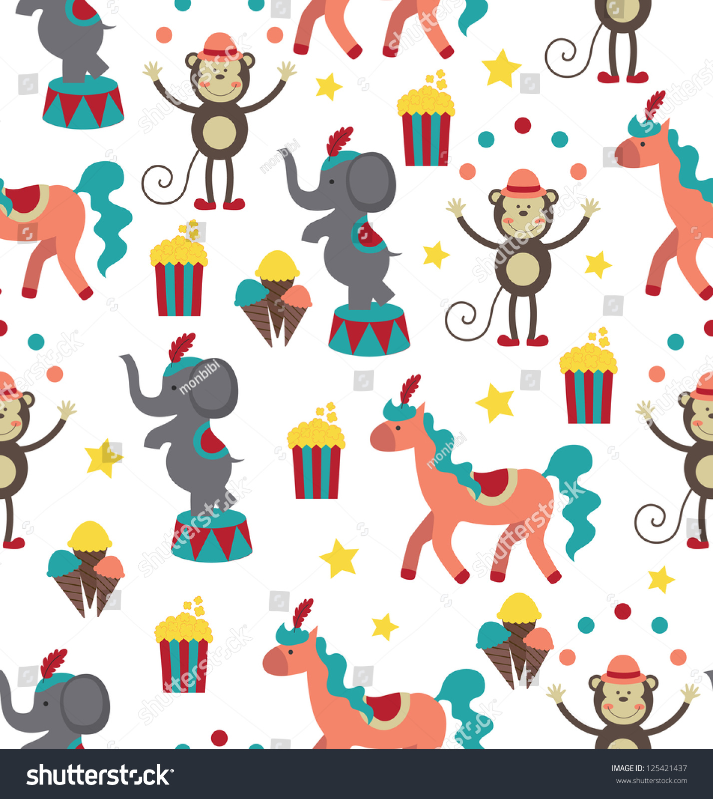 Circus Pattern Desig