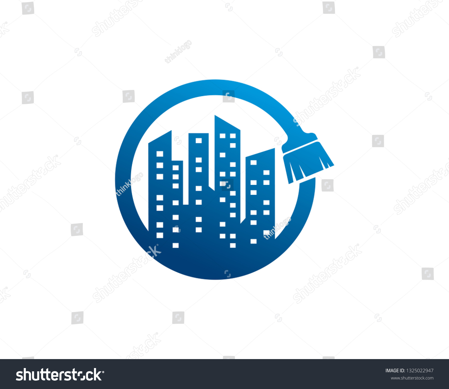 City Clean Logo Template Icon Symbol Stock Vector (Royalty Free) 1325022947