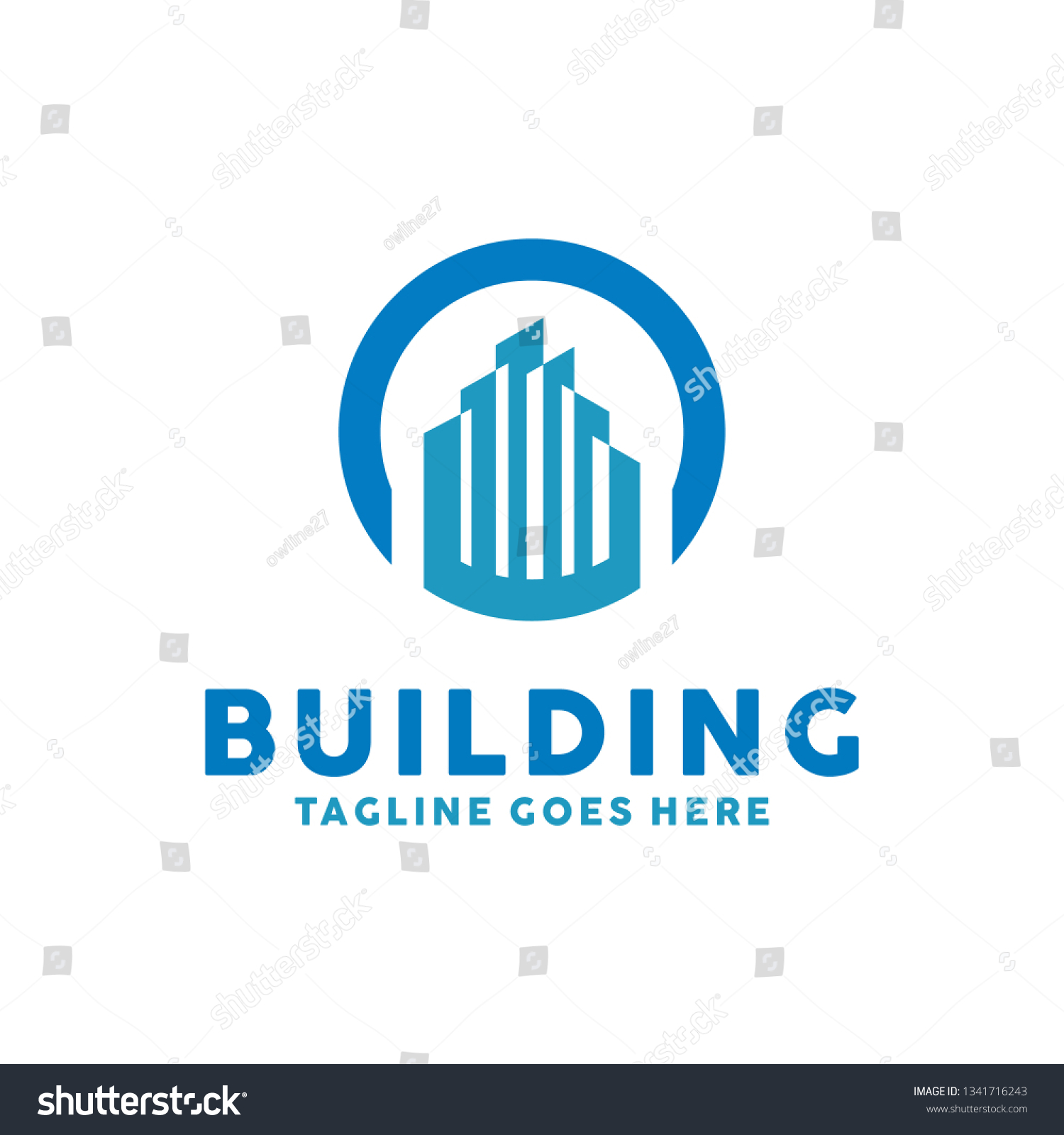 City Logo Apartment Icon Building Symbol Stock Vector (Royalty Free ...