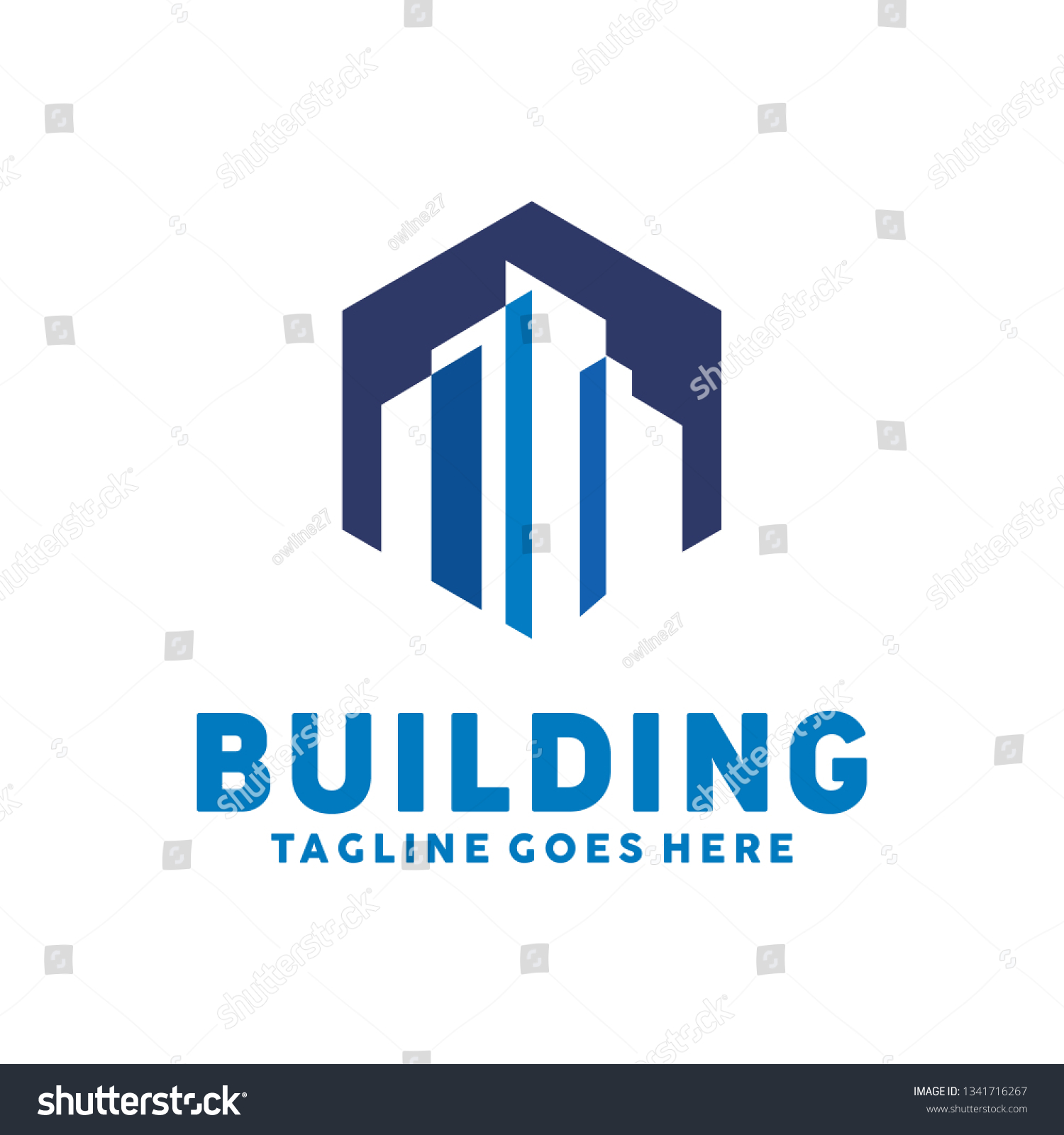 City Logo Apartment Icon Building Symbol Stock Vector (Royalty Free ...