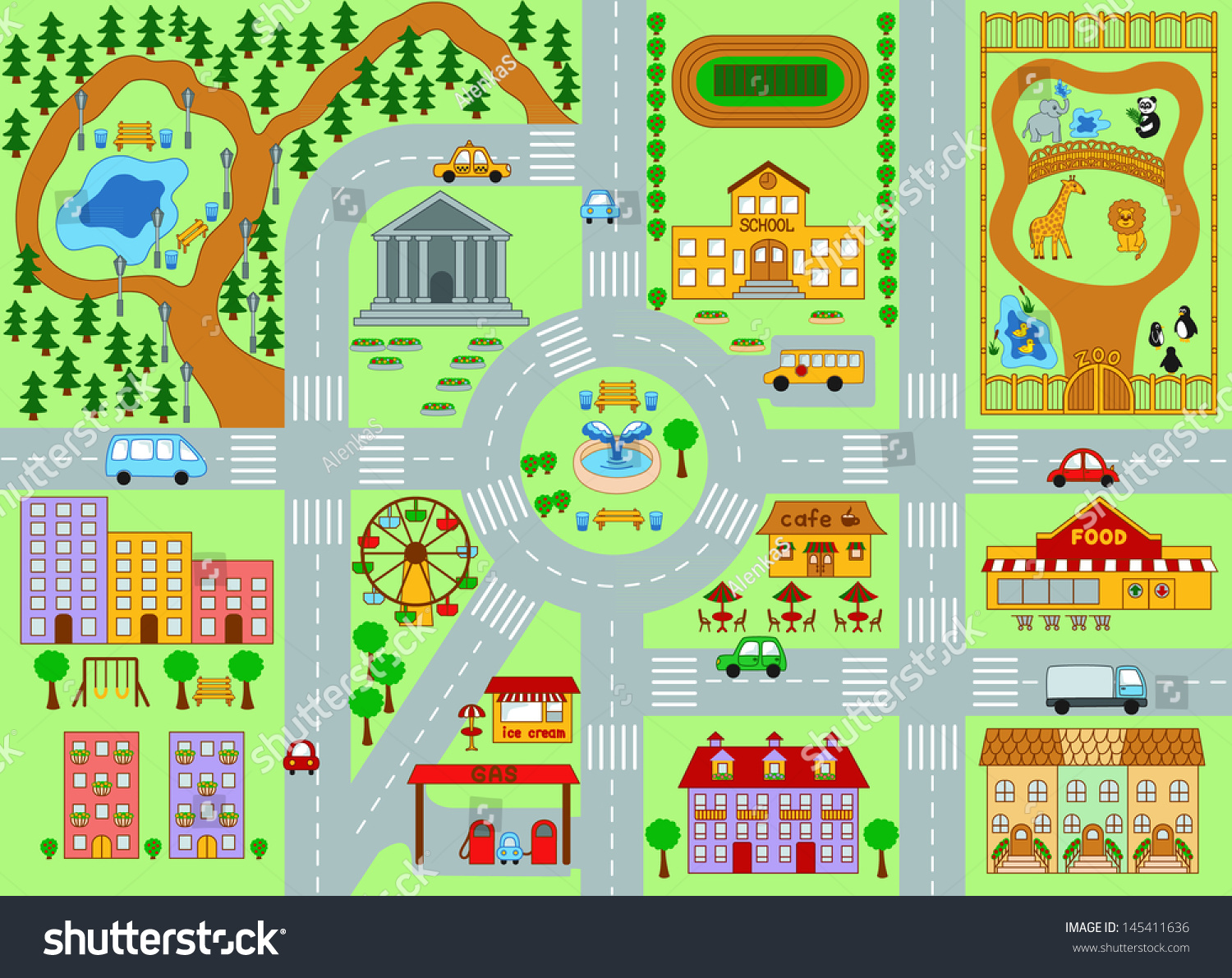 free clipart city map - photo #48