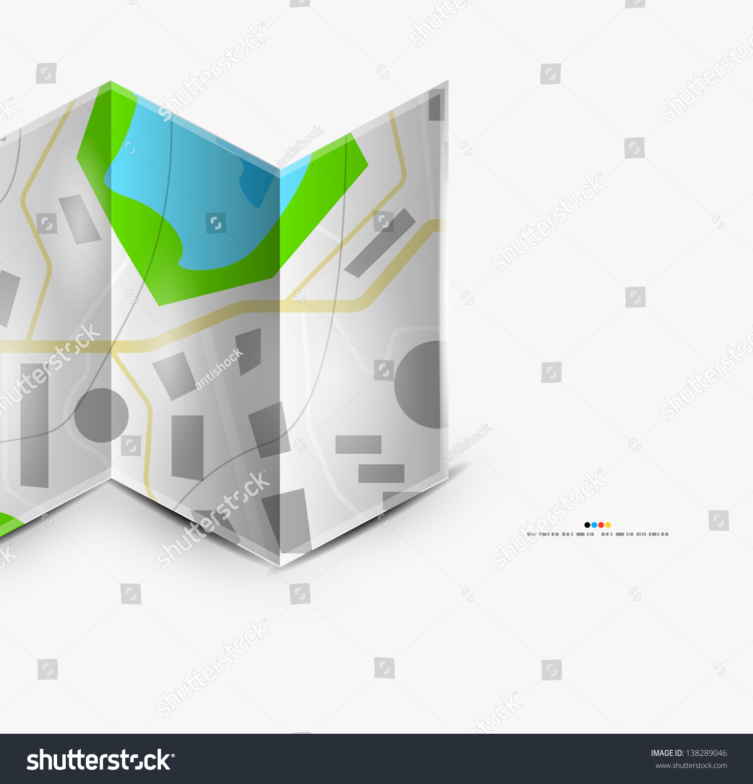 City Map Page Copyspace Stock Vector (Royalty Free) 138289046