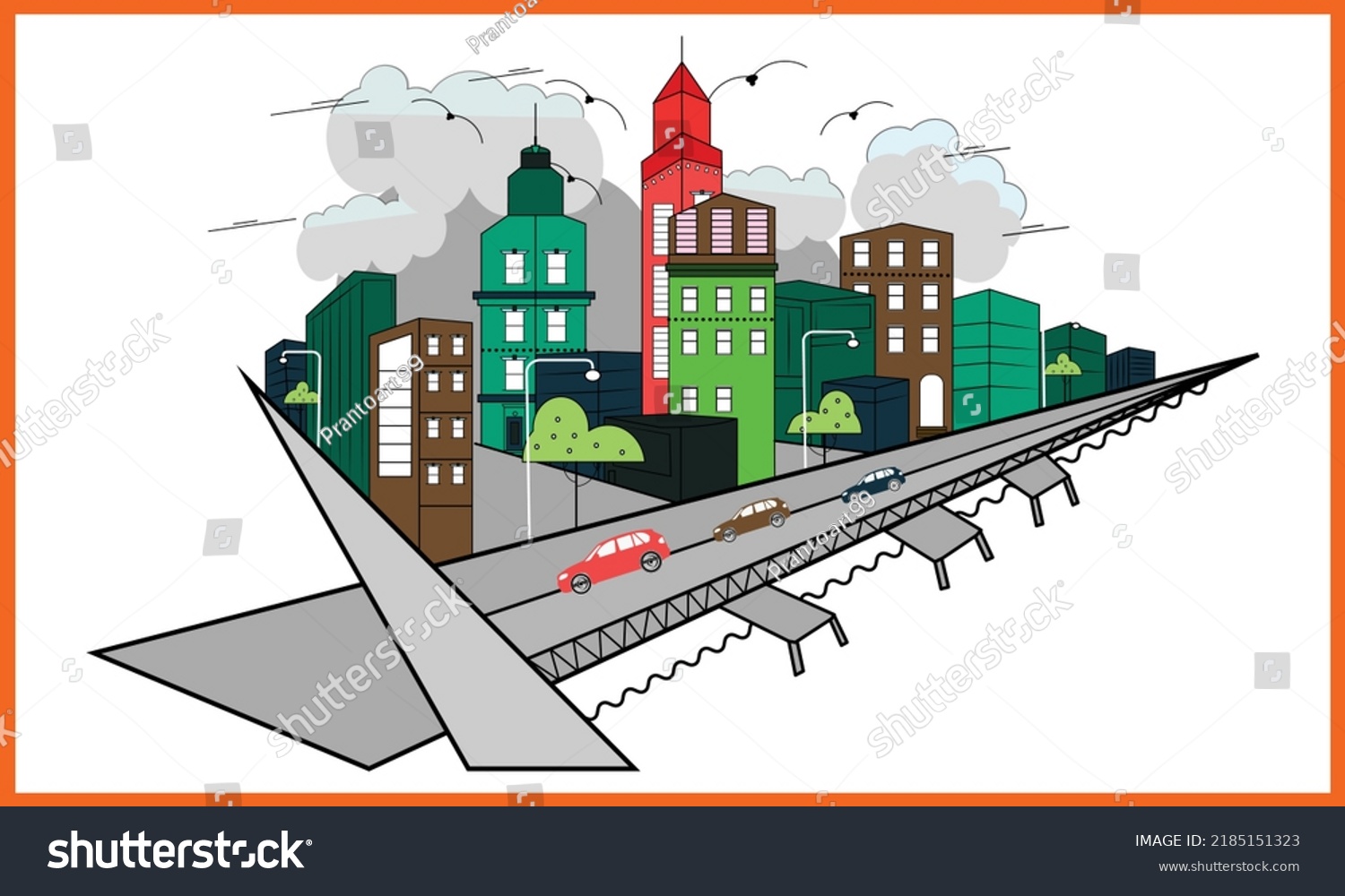SVG of Cityscapes SVG Graphics and Illustration svg