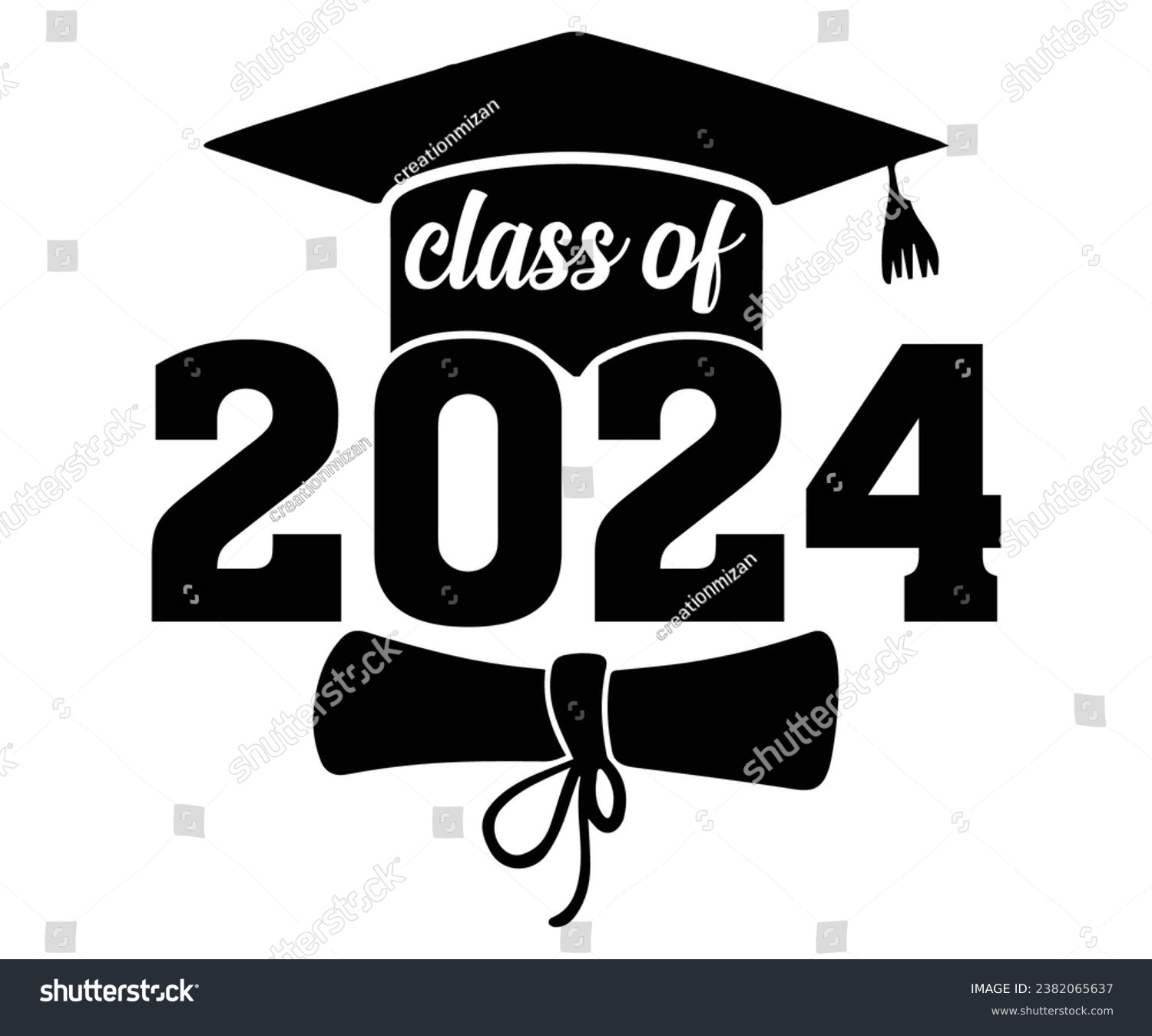 SVG of class of 2024 Svg,Class of 2024, Graduation,Senior,Class Senior,Cheer Mom ,Senior 2024 
 svg