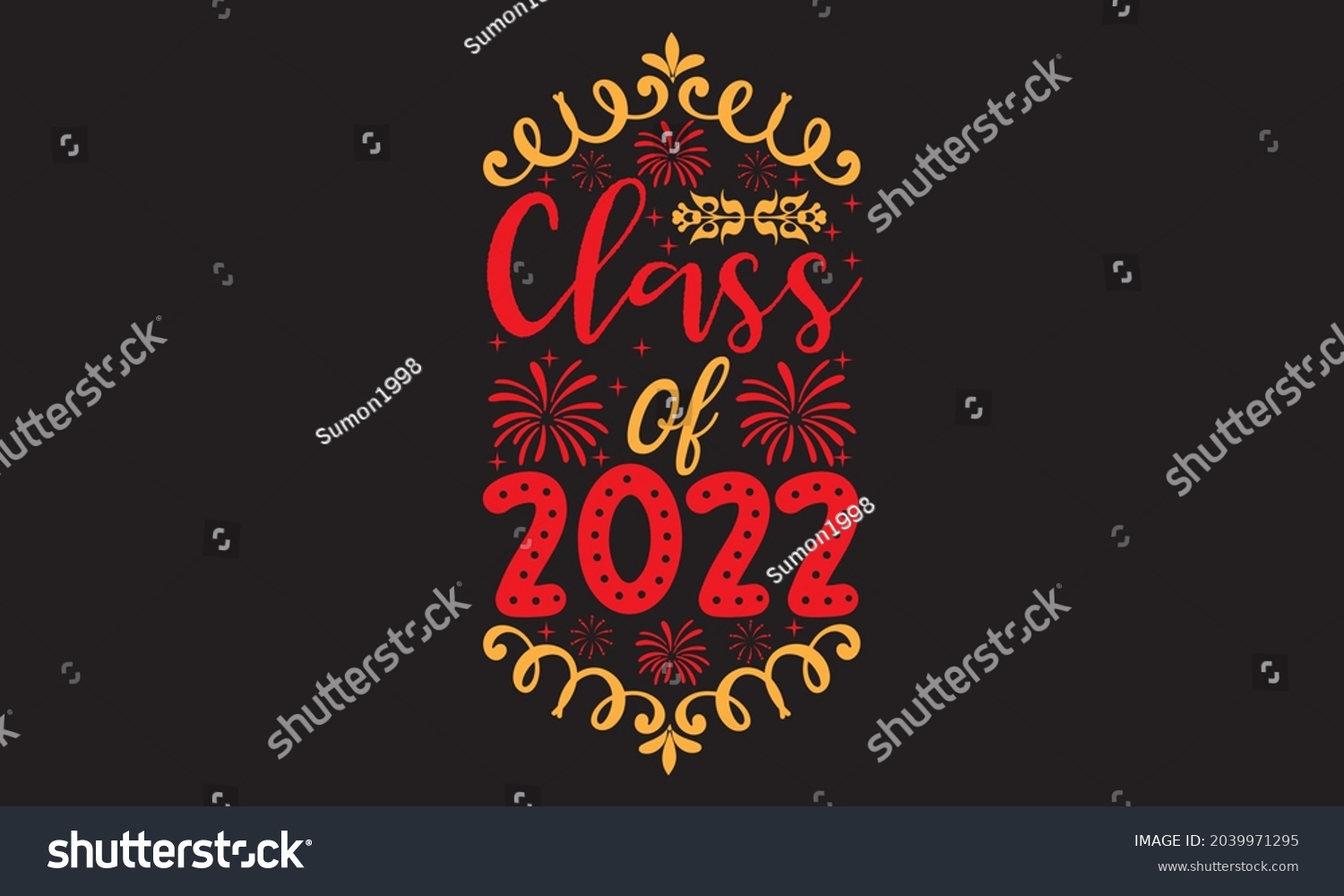 SVG of class of 2022 svg t shirt design svg