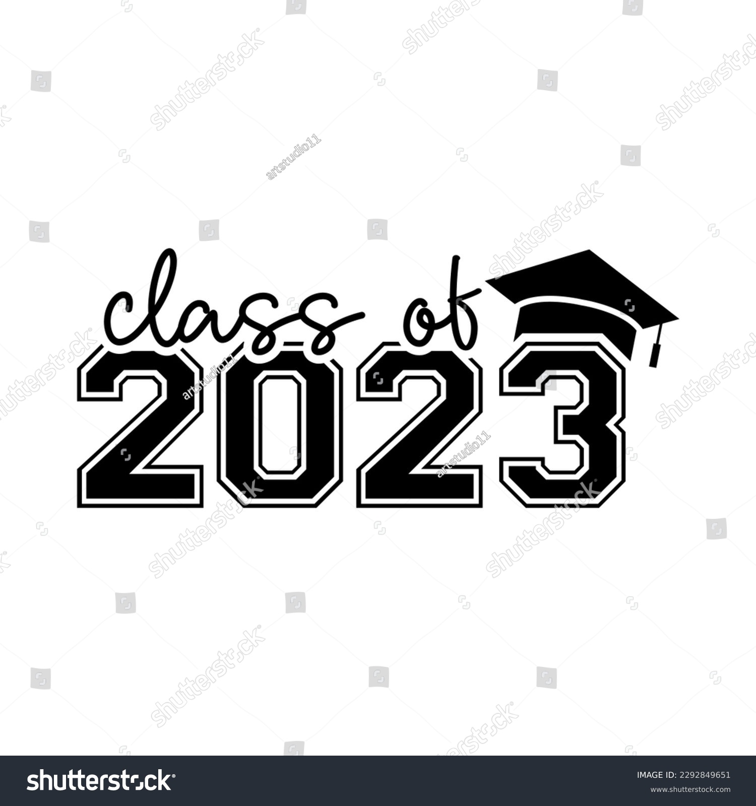 SVG of class of 2023 svg, t shirt design svg