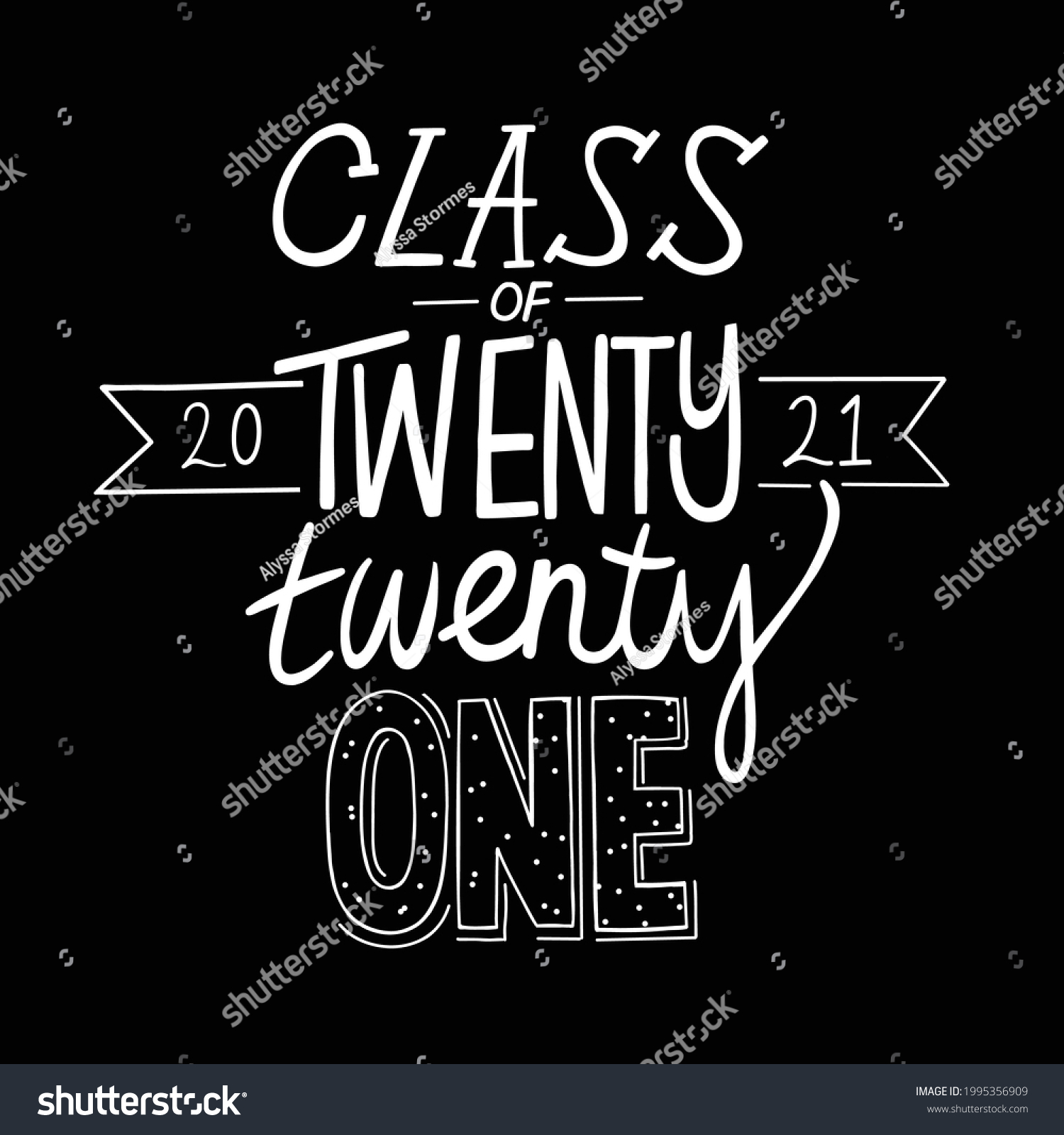 SVG of class of 2021 with numbers spelled out, fun simple typography for invitations, graduation parties, decorations, and gifts for recent graduates, easy cutout svg template for cricut and silhouette  svg