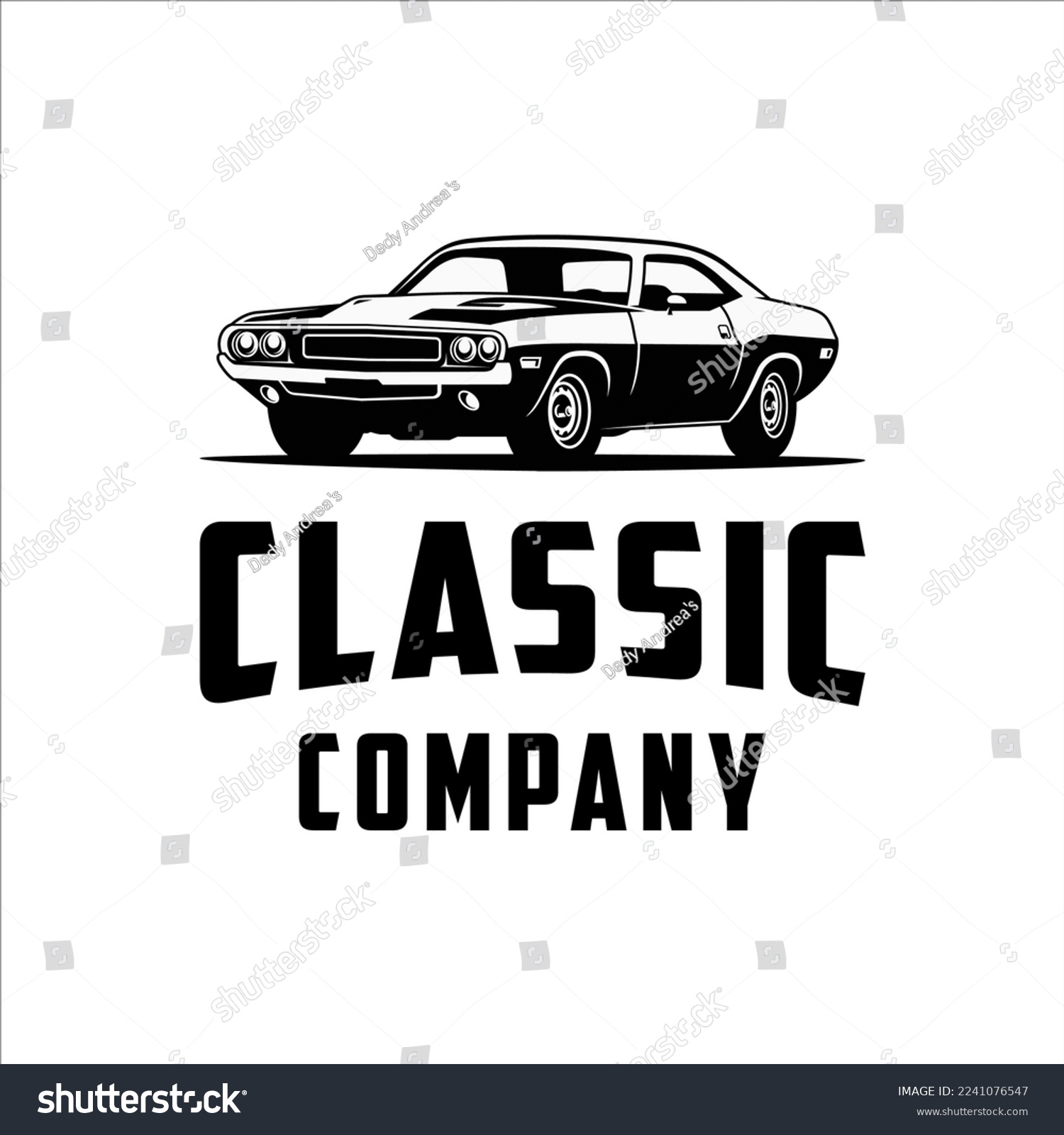 SVG of Classic car with a masculine design style svg