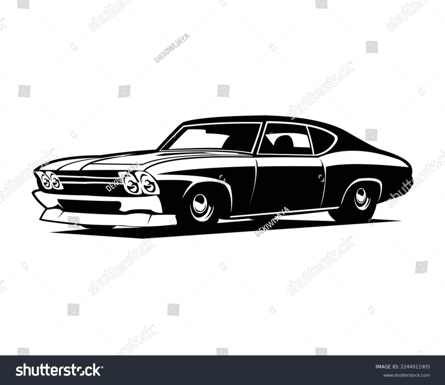 SVG of classic chevy camaro car logo silhouette. best side view for badge, emblem, concept, sticker design. svg