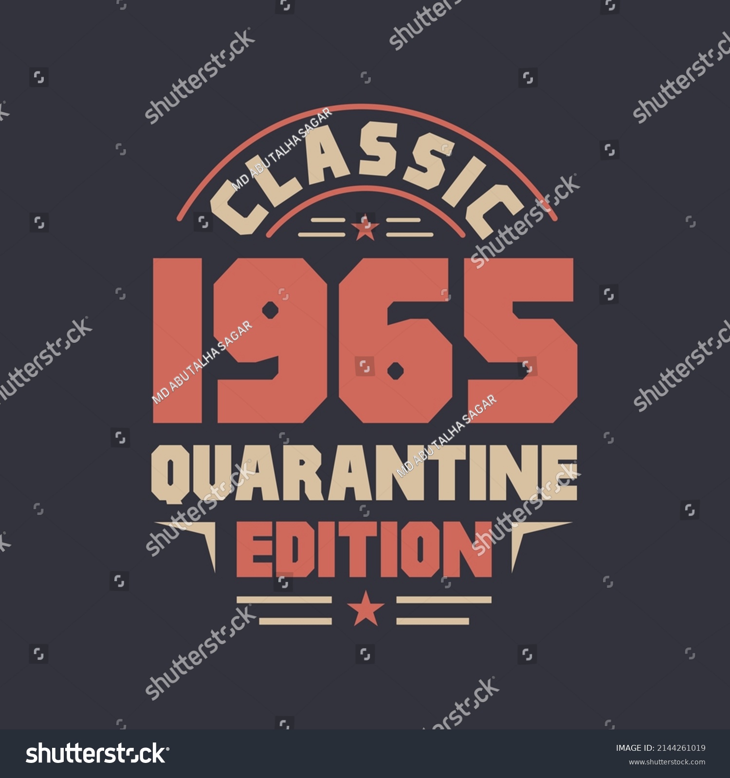 SVG of Classic 1965 Quarantine Edition. 1965 Vintage Retro Birthday svg