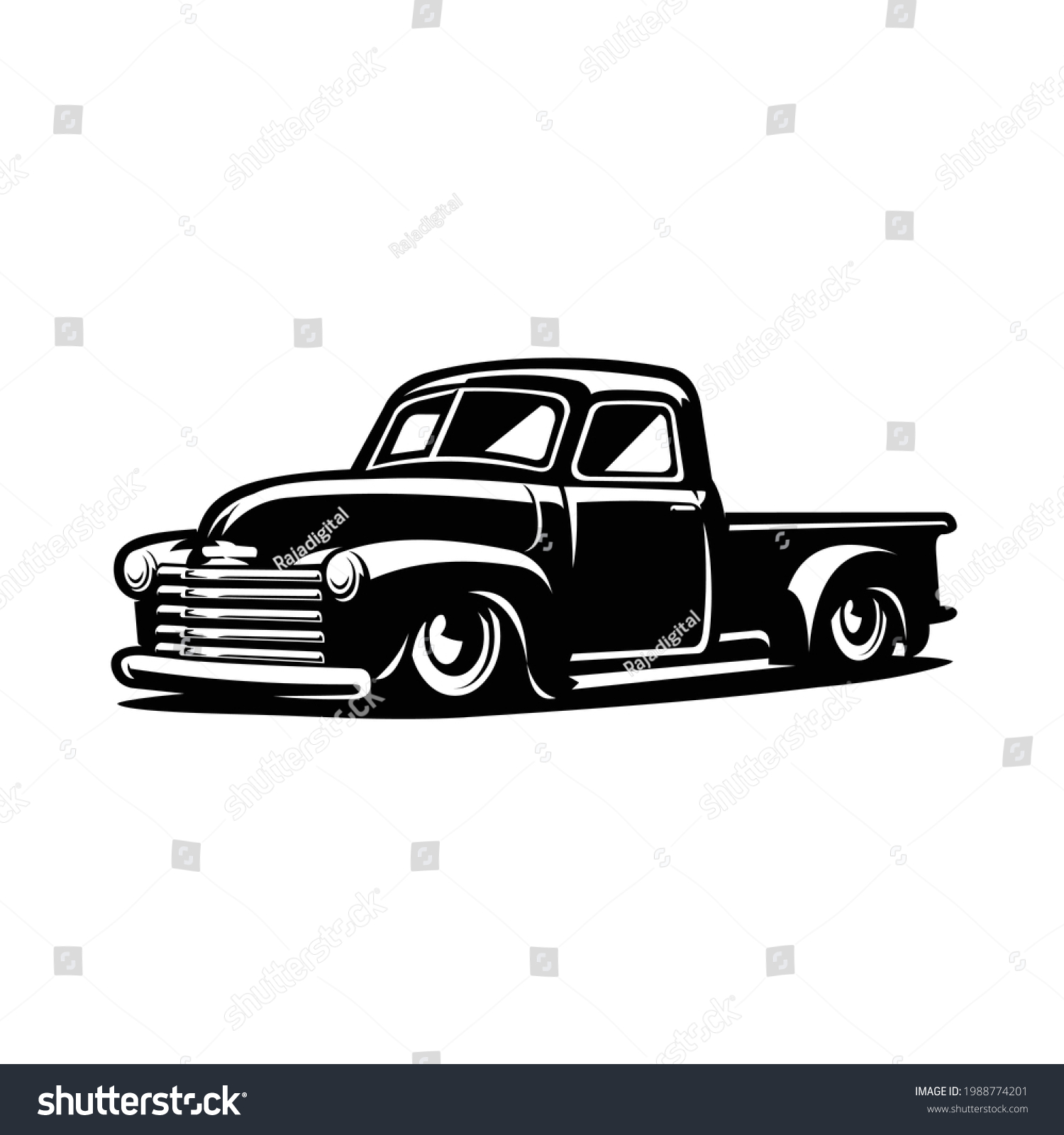 2,130 Old american truck Stock Vectors, Images & Vector Art | Shutterstock