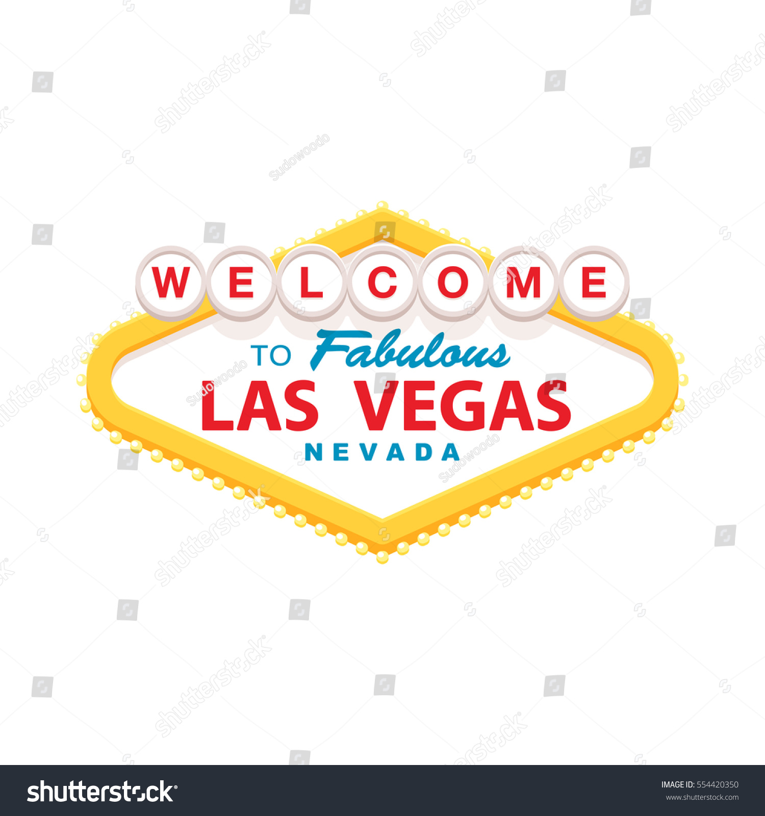 Editable Las Vegas Sign