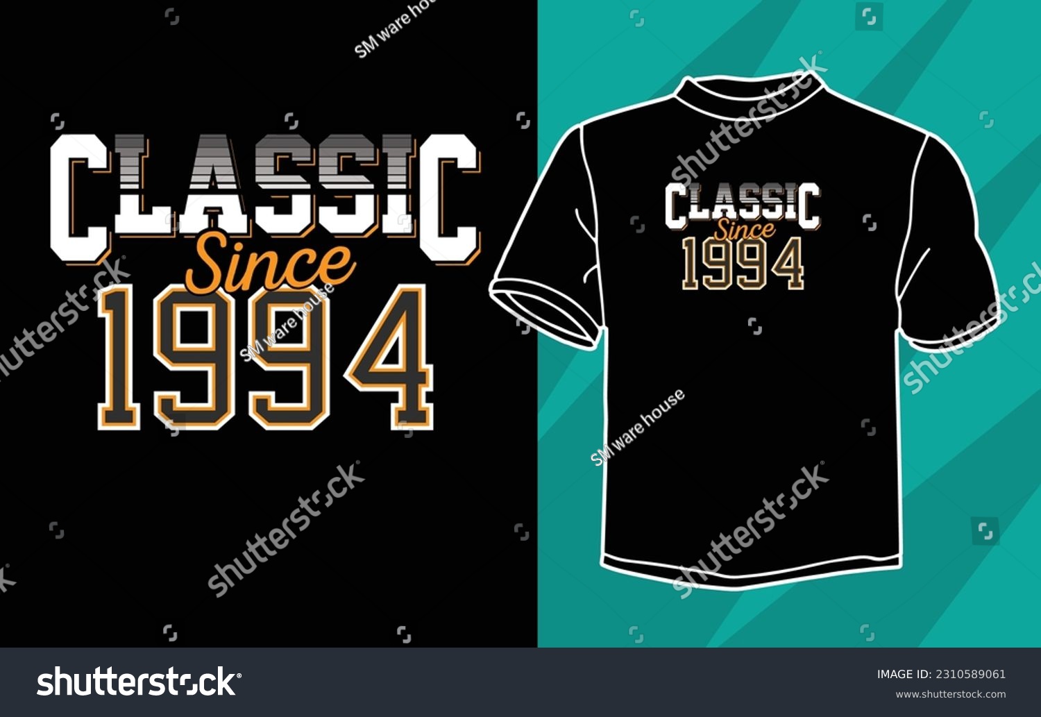 SVG of classic since typography birthday t shirt design svg
