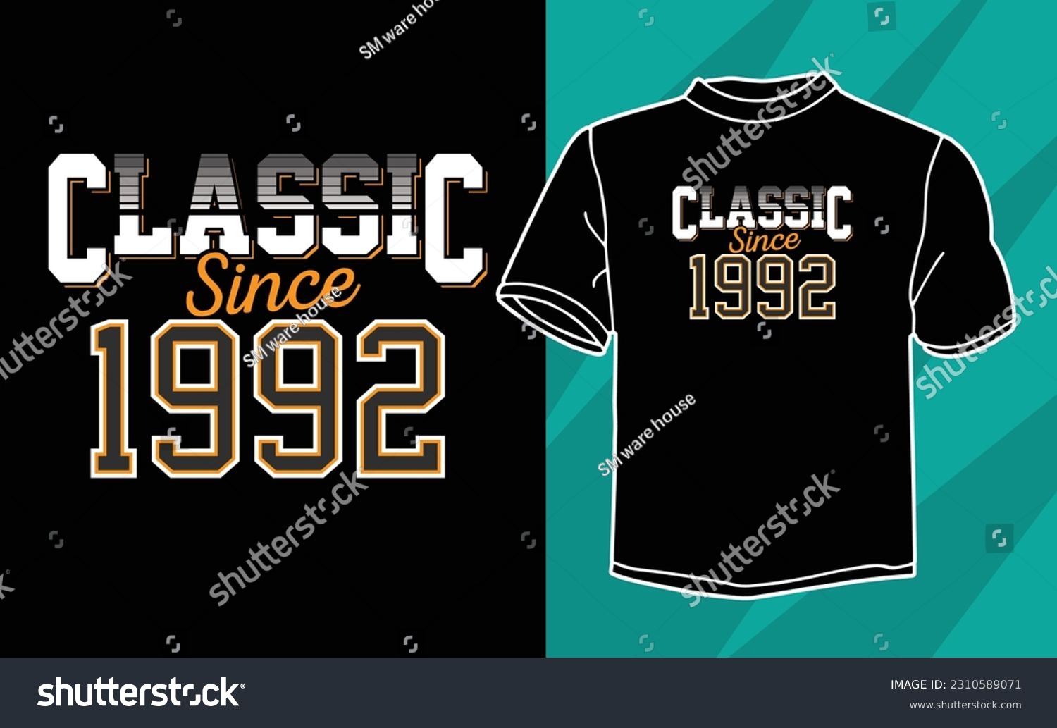 SVG of classic since typography birthday t shirt design svg