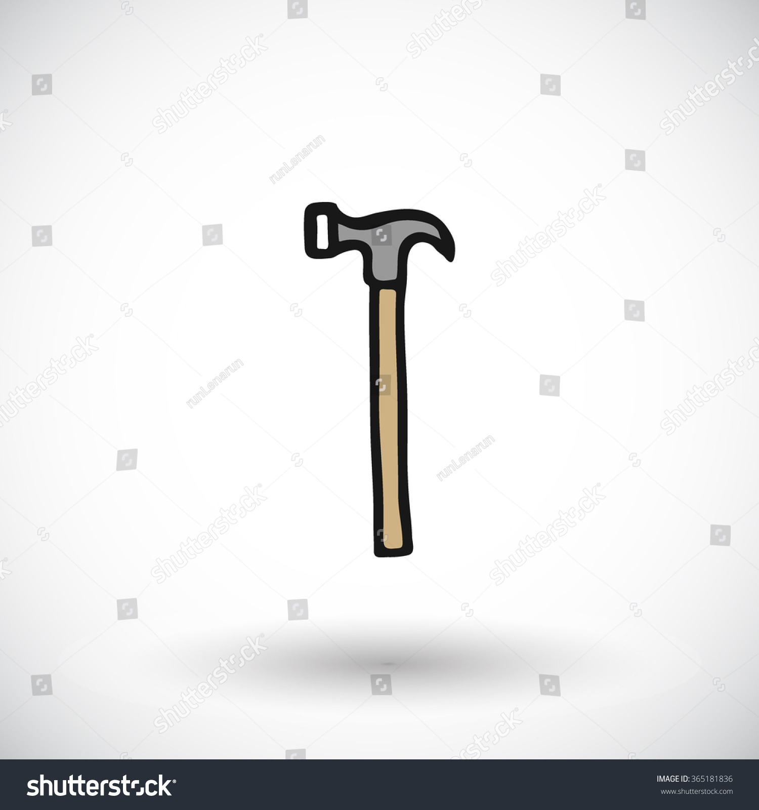 claw hammer drawing