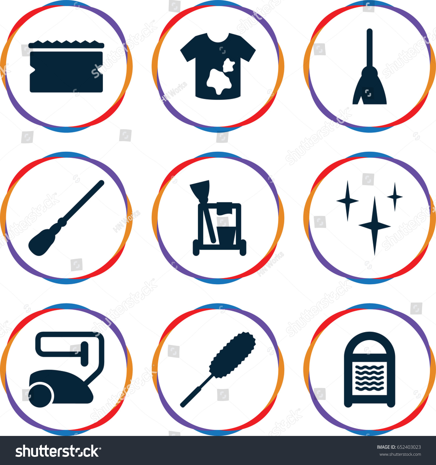 Cleaner Icons Set Set 9 Cleaner Stock Vector Royalty Free Cleaner icons set set of 9 cleaner filled icons such as cleaning tools broom