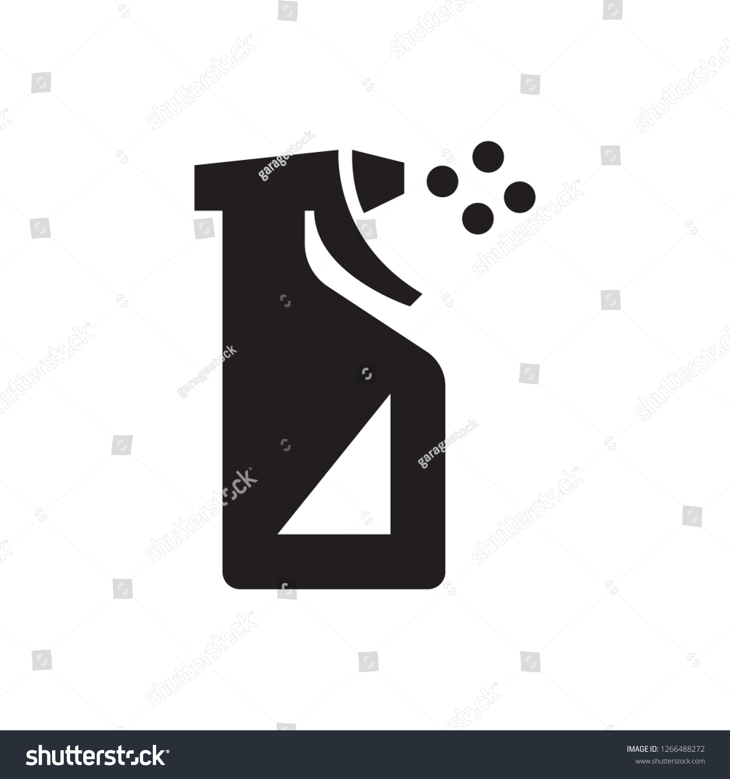 Cleaning Materials Icon Concept Stock Vector (Royalty Free) 1266488272