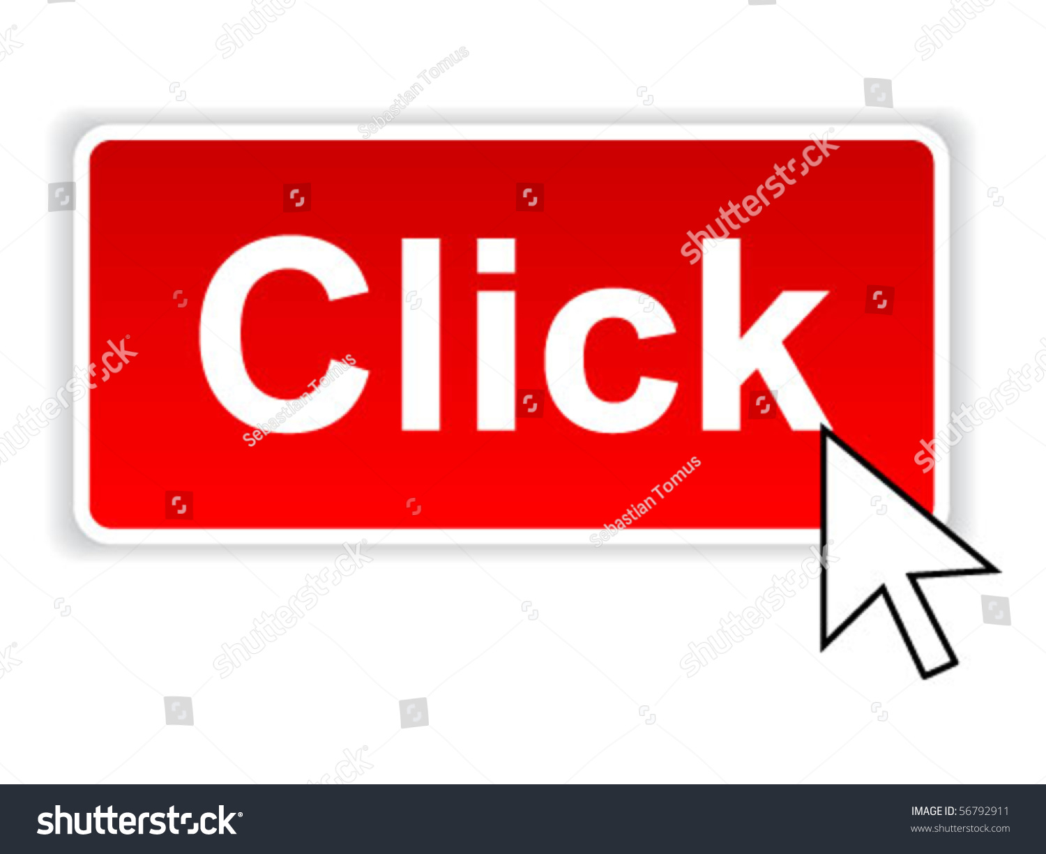 Click Button Stock Vector Illustration 56792911 : Shutterstock