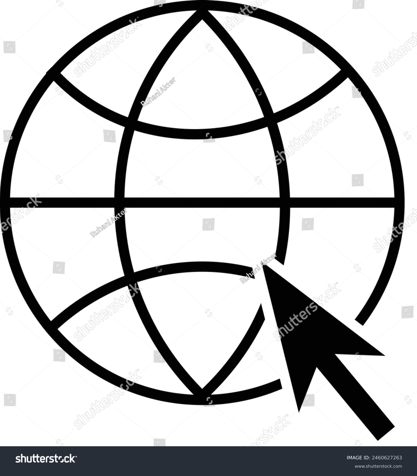 recommend clip art: Click to go to website or internet line art icon for apps and websites EPS 10.