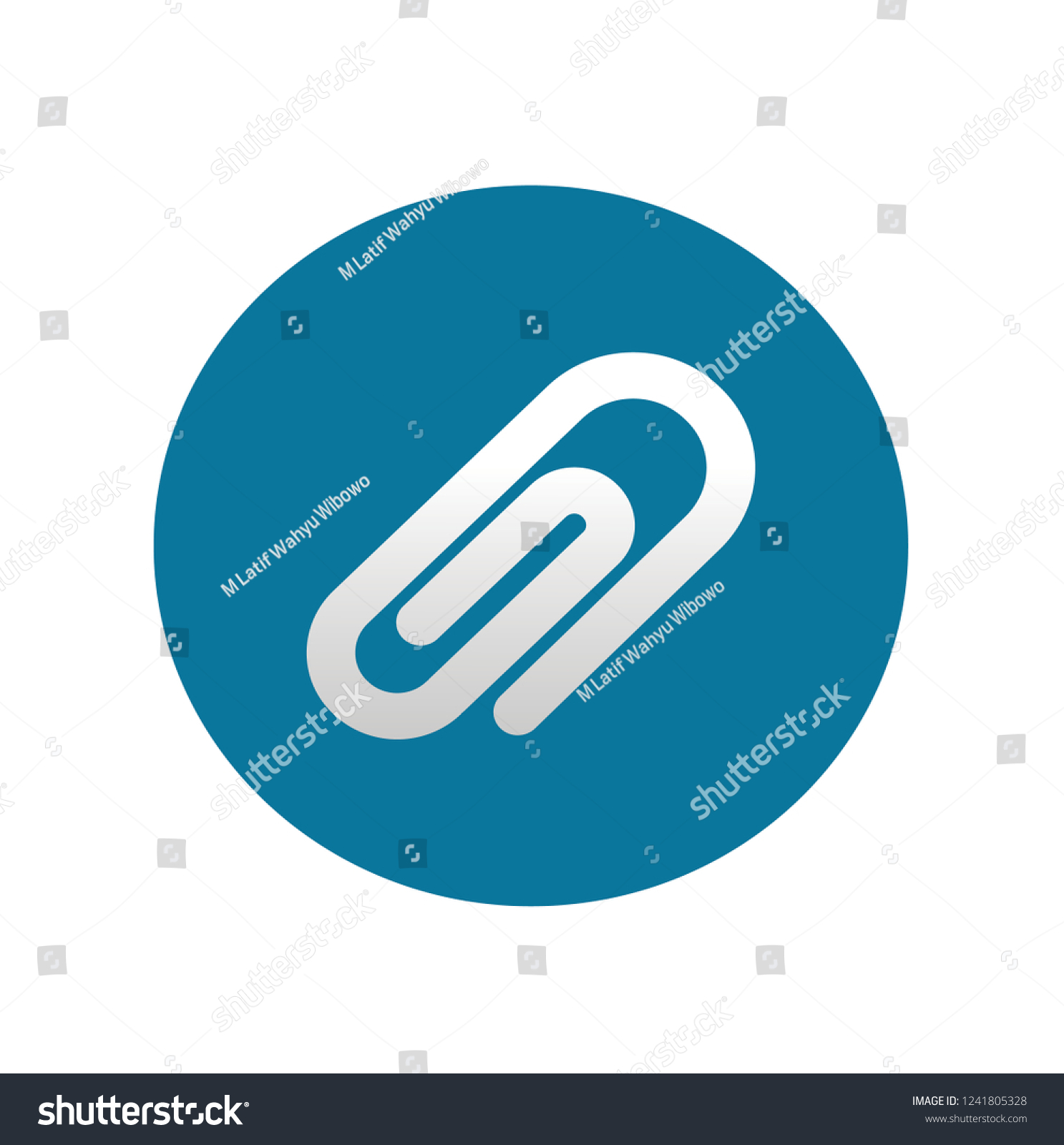 Clip Symbol File Vector Stock Vector (royalty Free) 1241805328