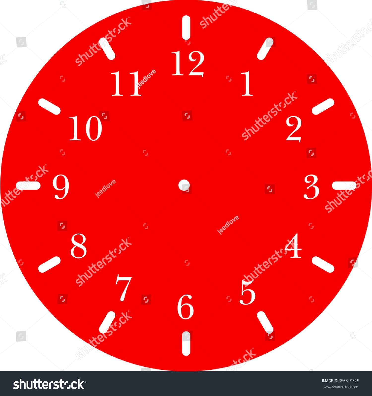 worksheet Blank Analog Clock Face clock face blank stock vector 356819525 shutterstock blank