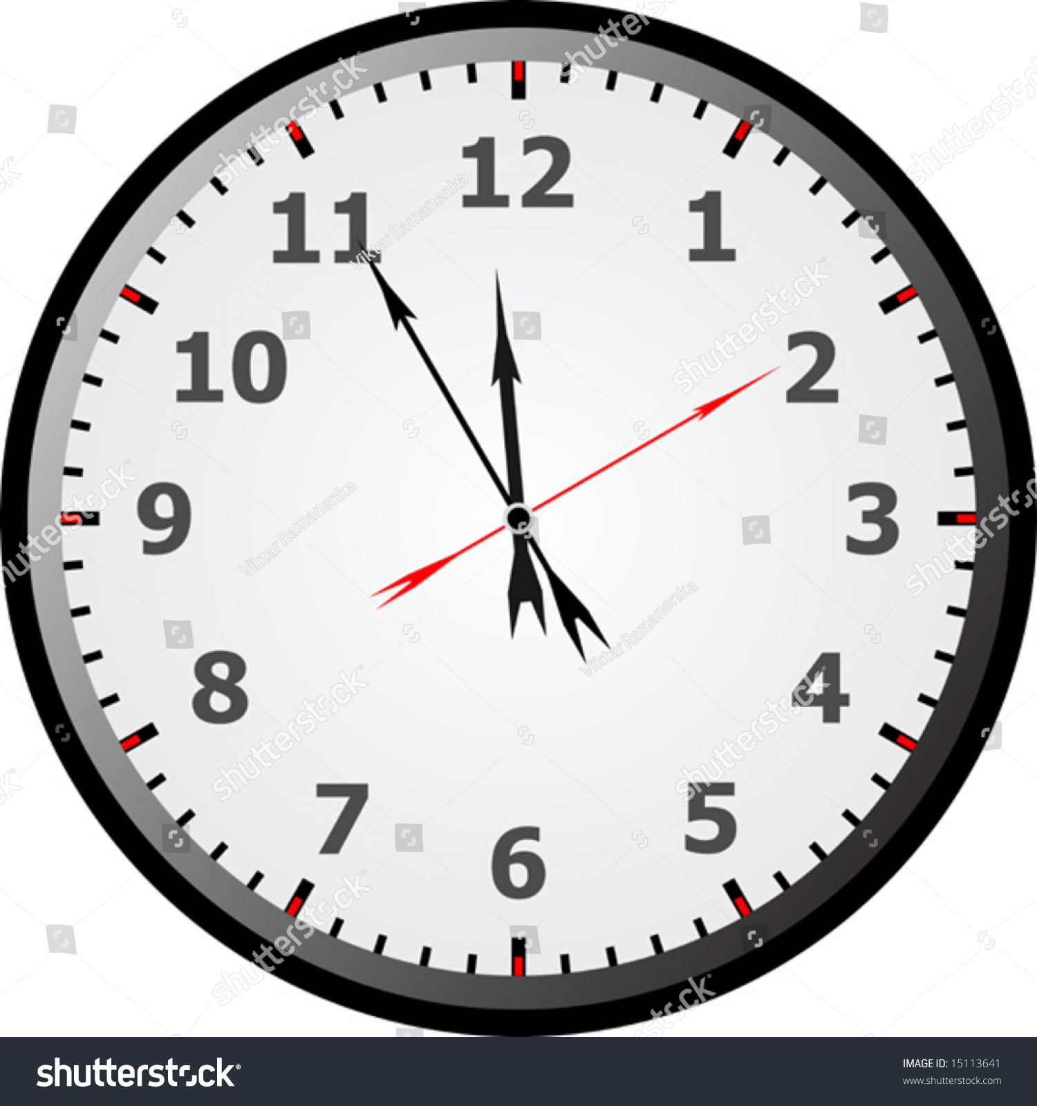worksheet Printable Clock Face With Minutes clock face with minutes tape measurement test reading about five stock vector 15113641 five