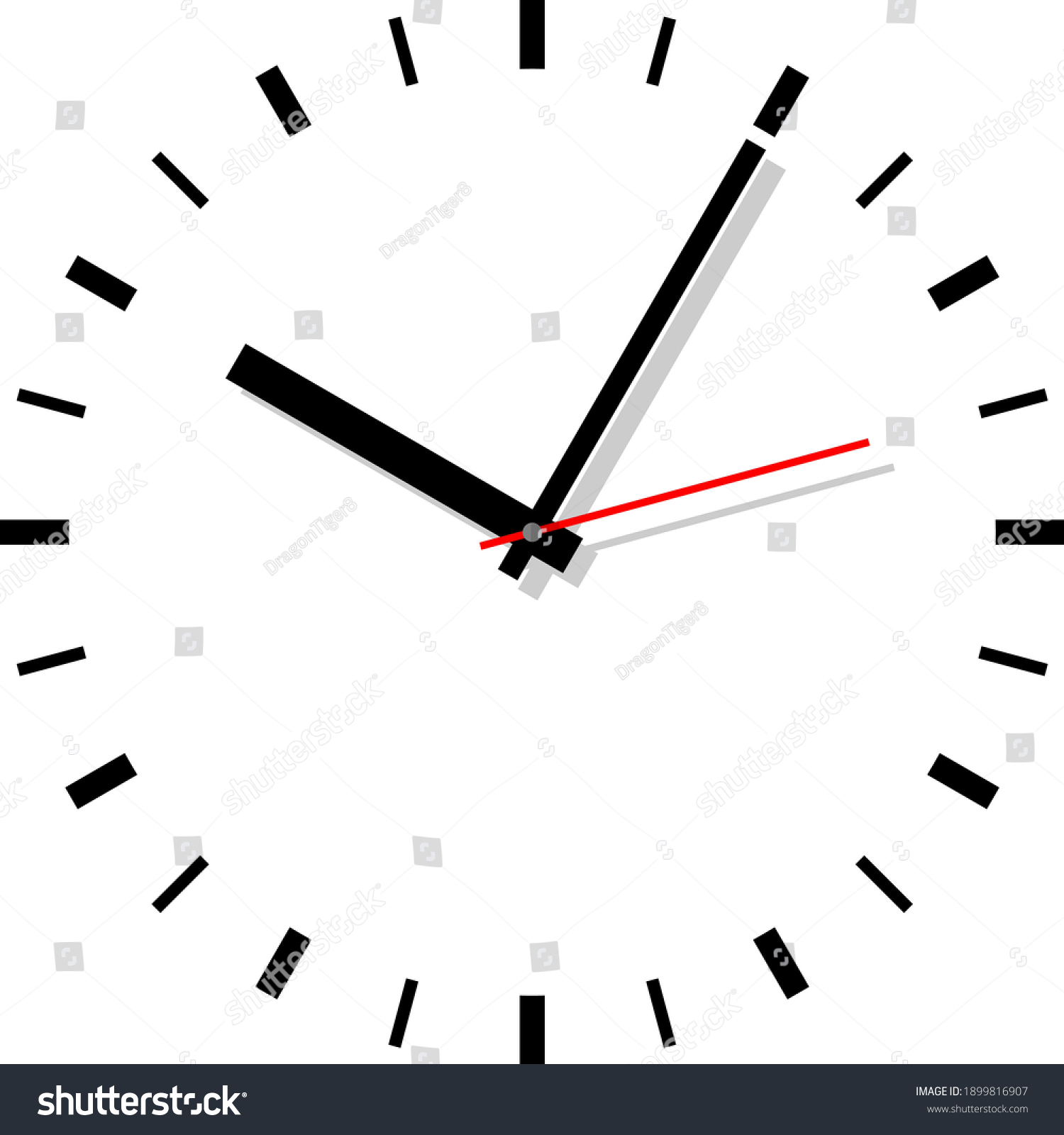 Clock Icon After 10 Oclock Stock Vector (Royalty Free) 1899816907 ...