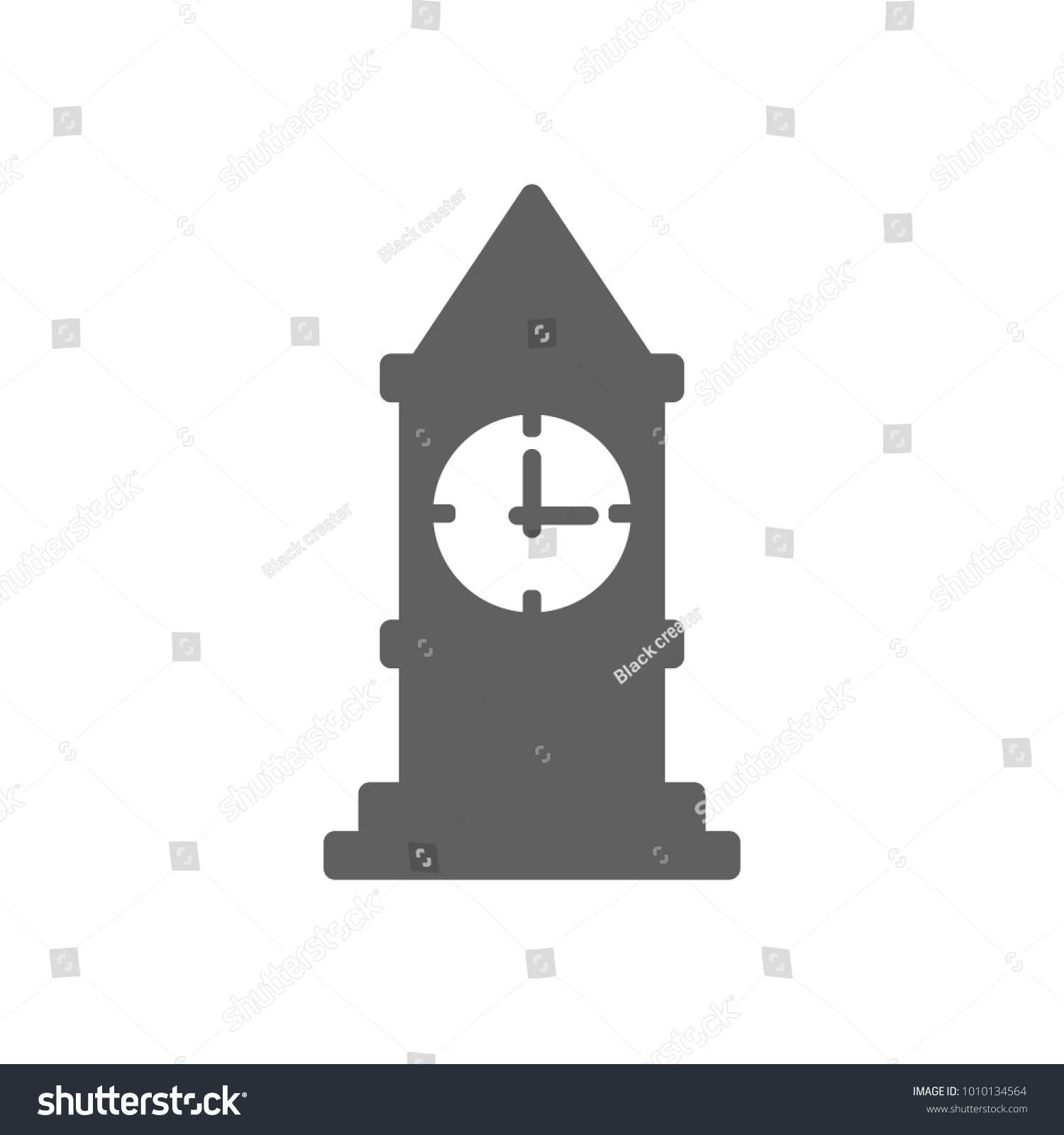 Clock tower icon Images, Stock Photos & Vectors | Shutterstock