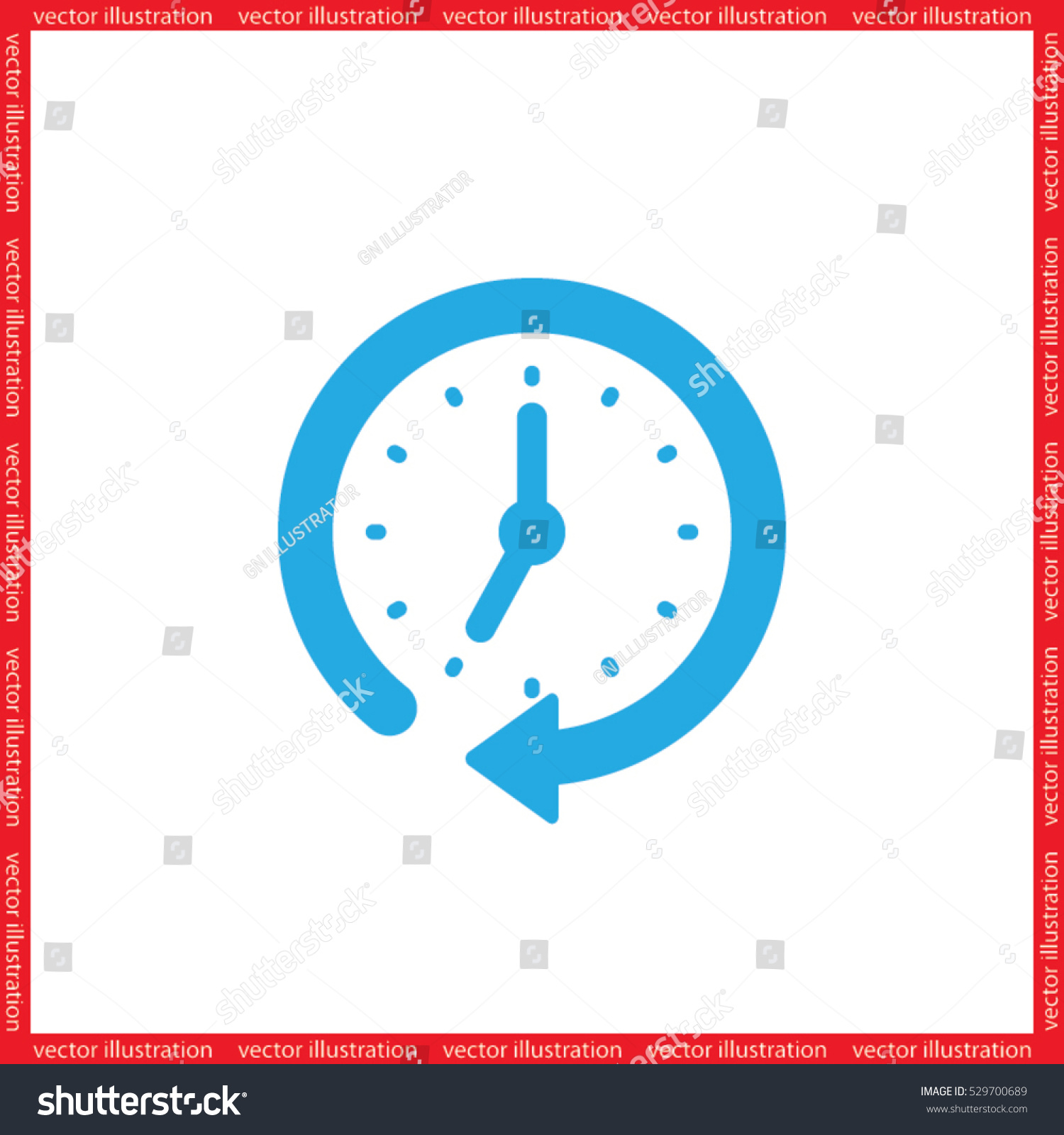 Clock Vector Illustration Eps10 Stock Vector (Royalty Free) 529700689